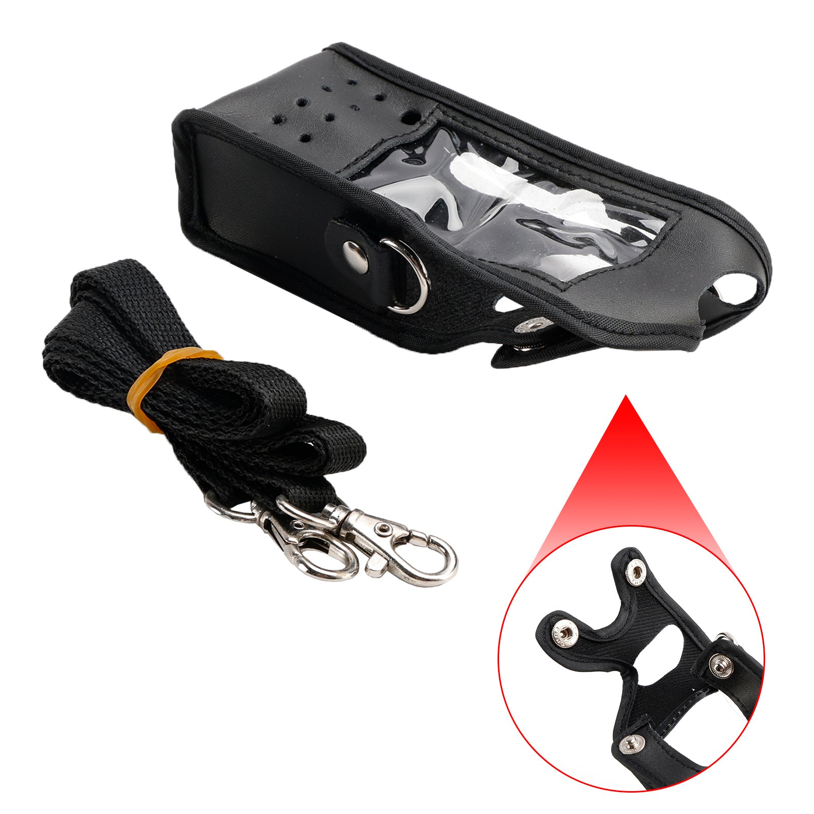 P8268 Radio PU Leather Case Protective Cover For XIRP8260 XPR6550 DGP6150 DP3601