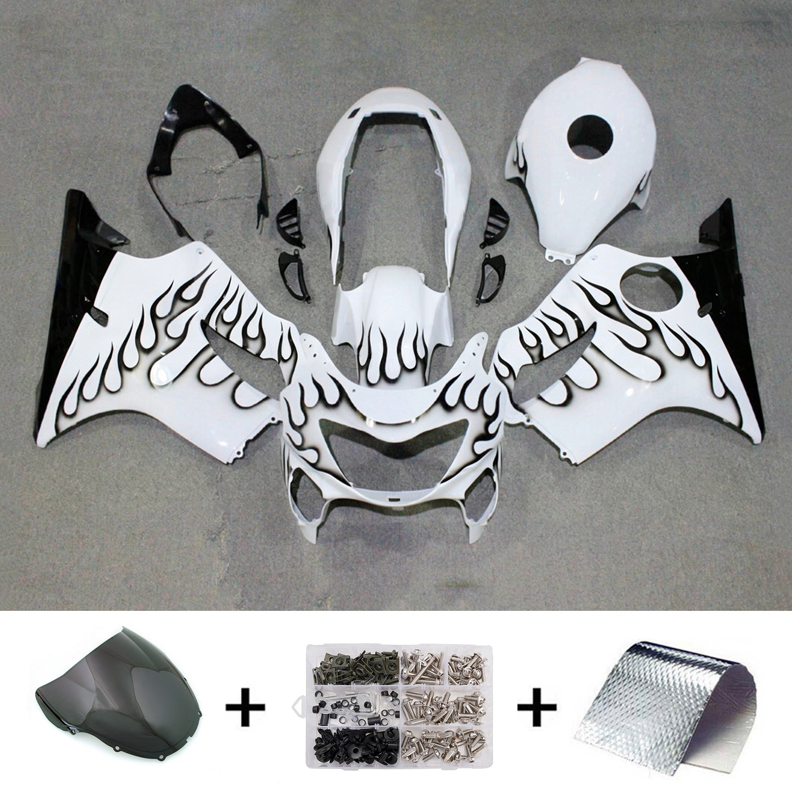 Injection Fairing Kit Bodywork Plastic ABS For Honda CBR600 F4 1999-2000