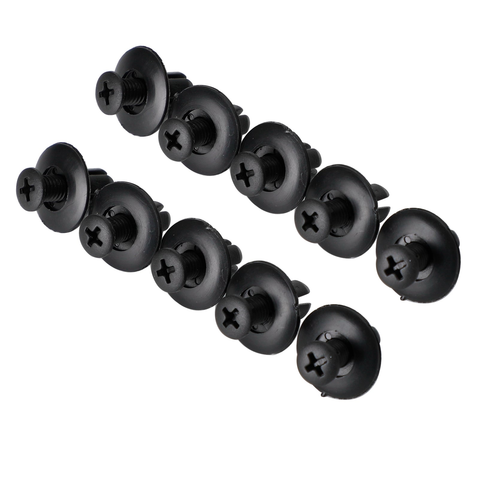 10x 8mm Fairing Clip Screw Rivets Panel Trim for Suzuki GSX, Burgman, V-Strom Generic