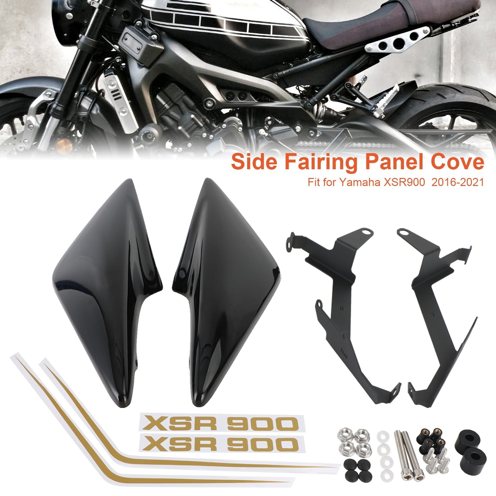 2016-2021 Yamaha XSR 900 Tail Side Driver Seat Frame Cover Fairing Generic