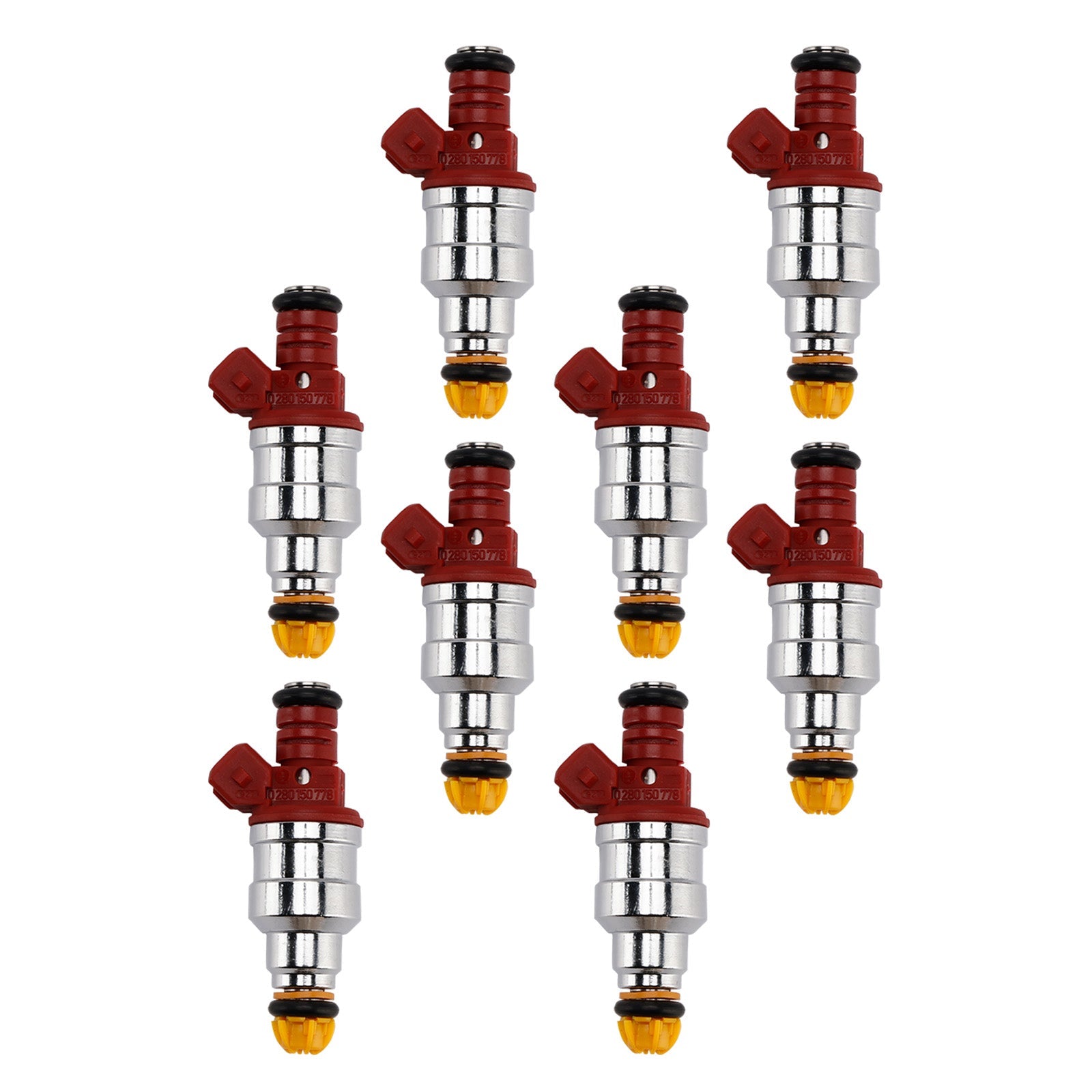 8Pcs Fuel Injector For BMW 540i 740i 3.0L 4.0L 4.4L V8 1993-1998 0280150778