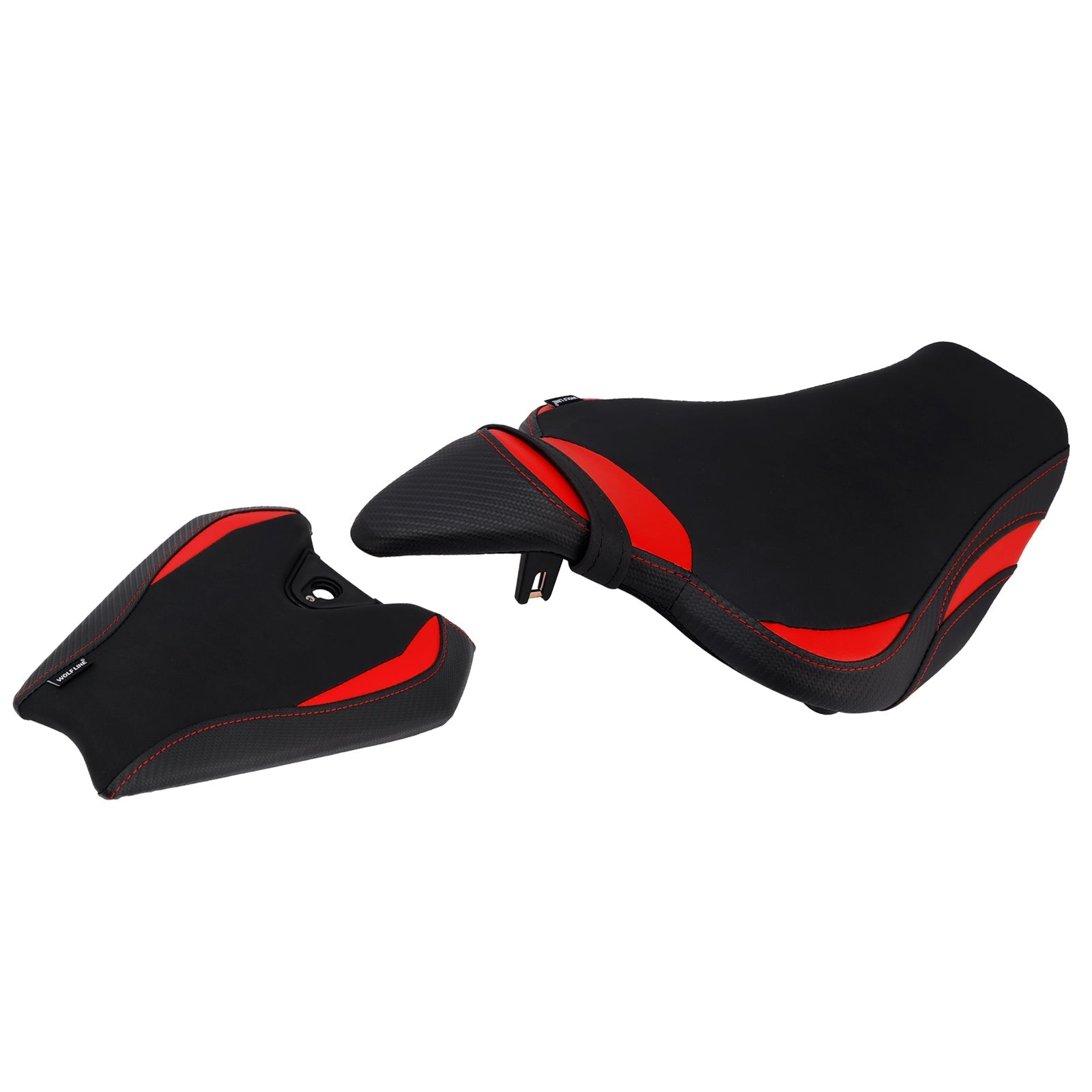 2014-2025 2024 For Kawasaki Z1000 Front&Rear Raider Passenger Cushion Kit Red