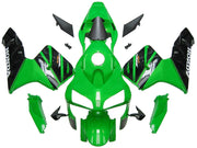 2003-2004 Honda CBR 600 RR Green & Black CBR Racing Fairings Generic