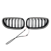 2PCS Glossy Black Front Sport Kidney Grille Fit BMW E60 E61 520i 530i 2004-2009