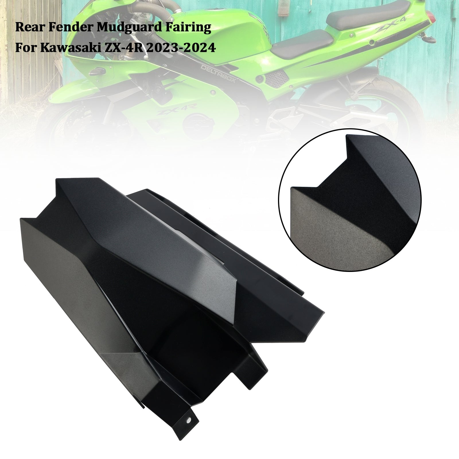 2023-2024 Kawasaki ZX-4RR Rear Fender Mudguard Fairing Cowl