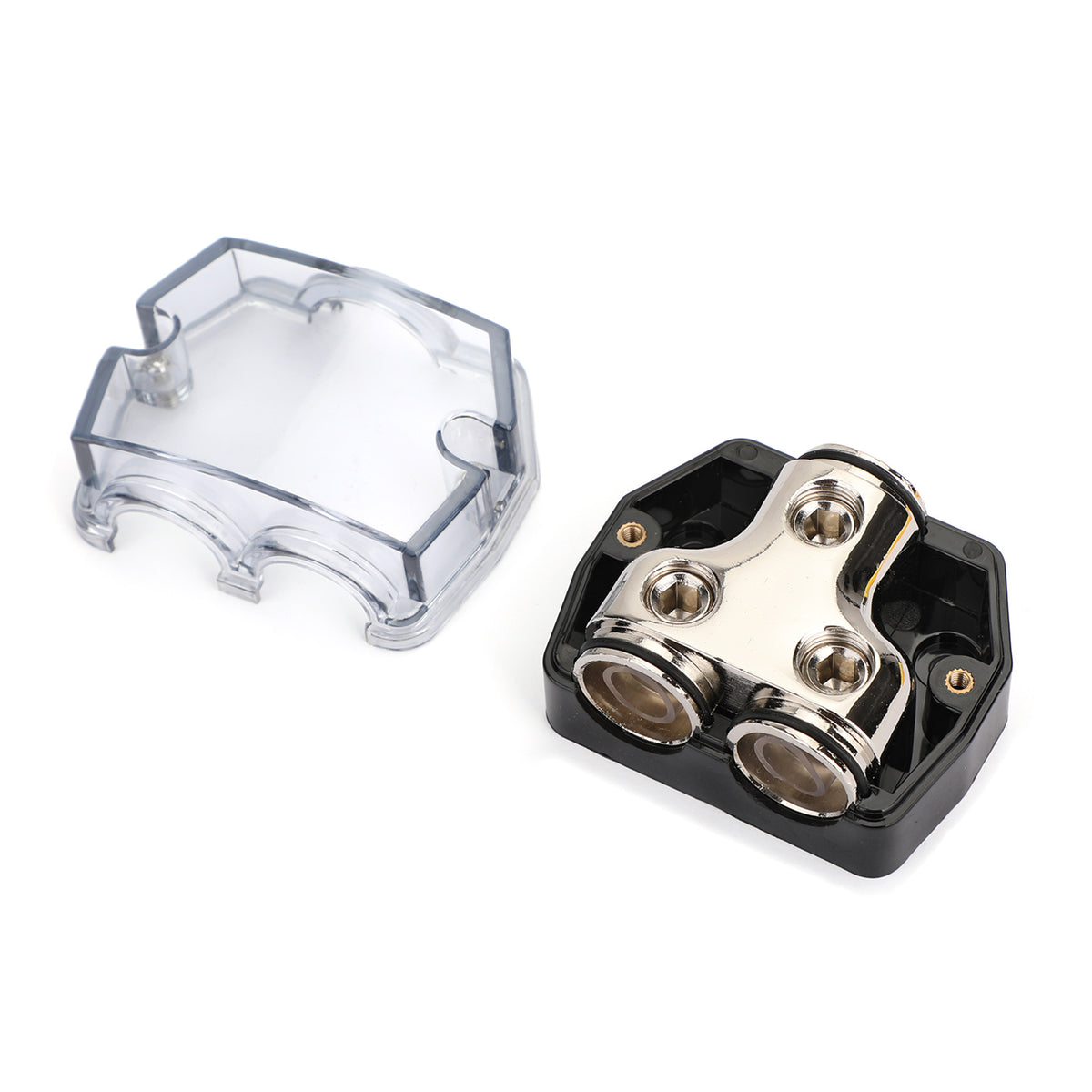 2pcs Distribution Block 1x0 In 2x0 GA Out Splitter Fusebox