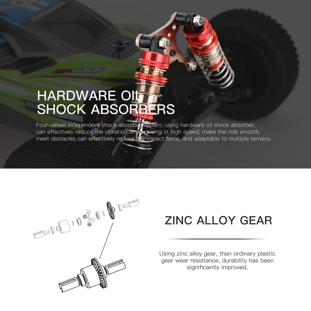 WLtoys 144001 RTR 2.4GHz 60km/h High Speed Drift Racing Car Remote Control Car