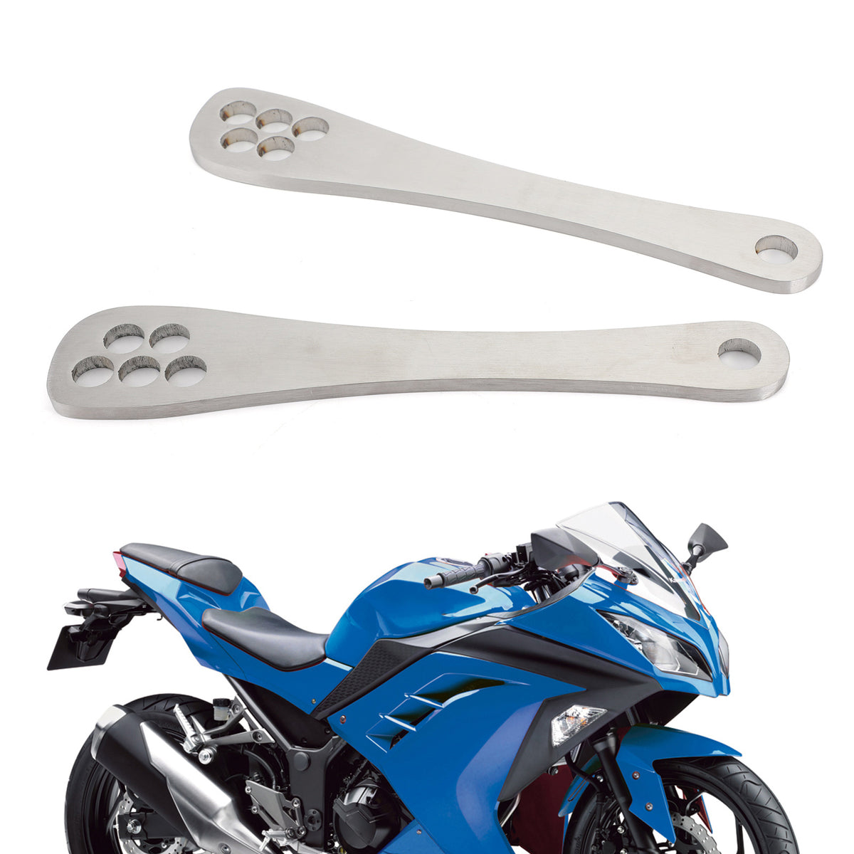 Adjustable Suspension Drop Link Kits Lowering For Kawasaki Z800 NINJA 250 300