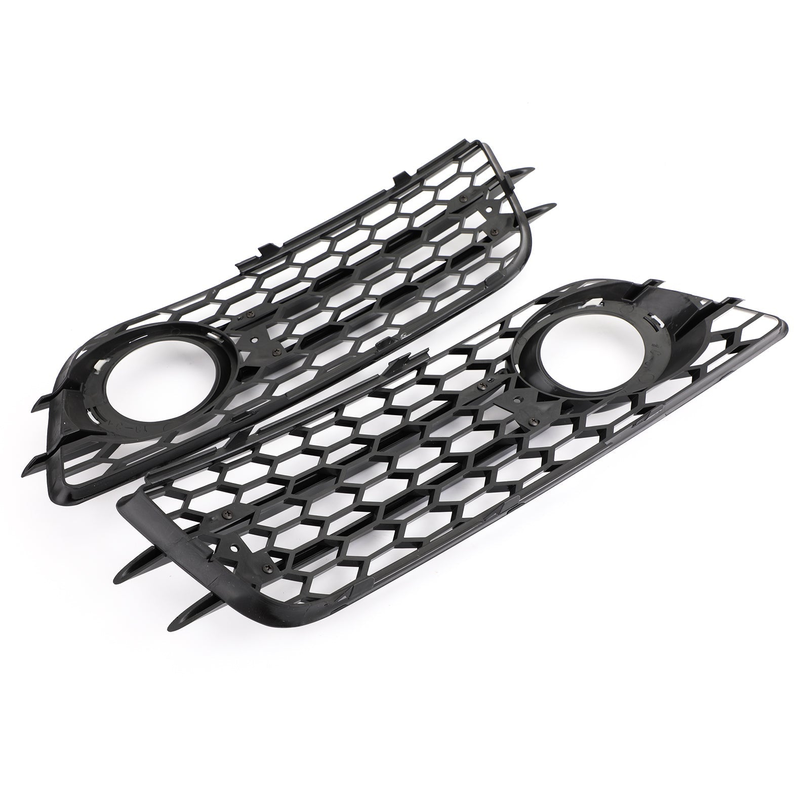 Audi S4 2008-2012 Honeycomb Style Fog Light Grill Replacement Grille Bumper