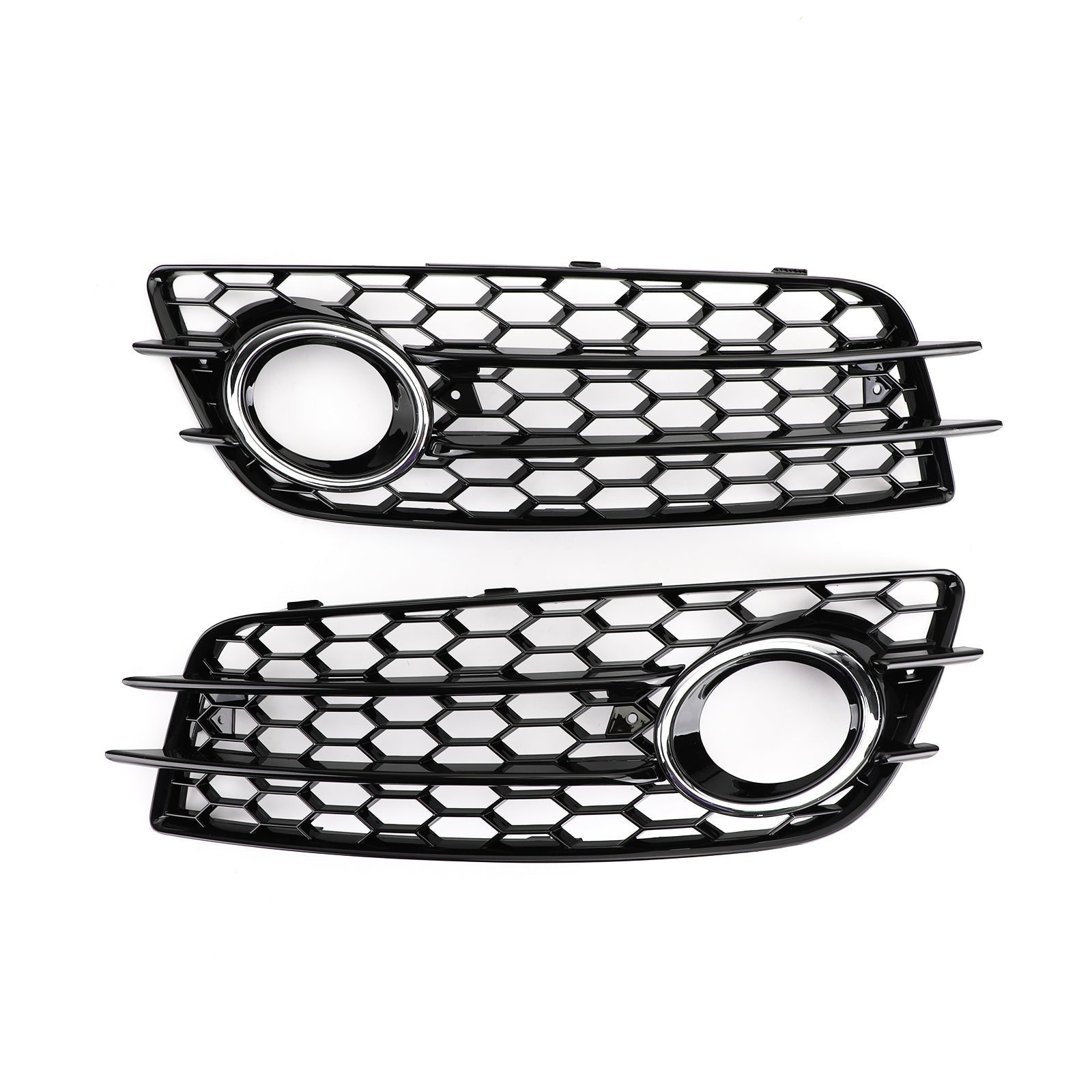 Audi S4 2008-2012 Honeycomb Style Fog Light Grill Replacement Grille Bumper