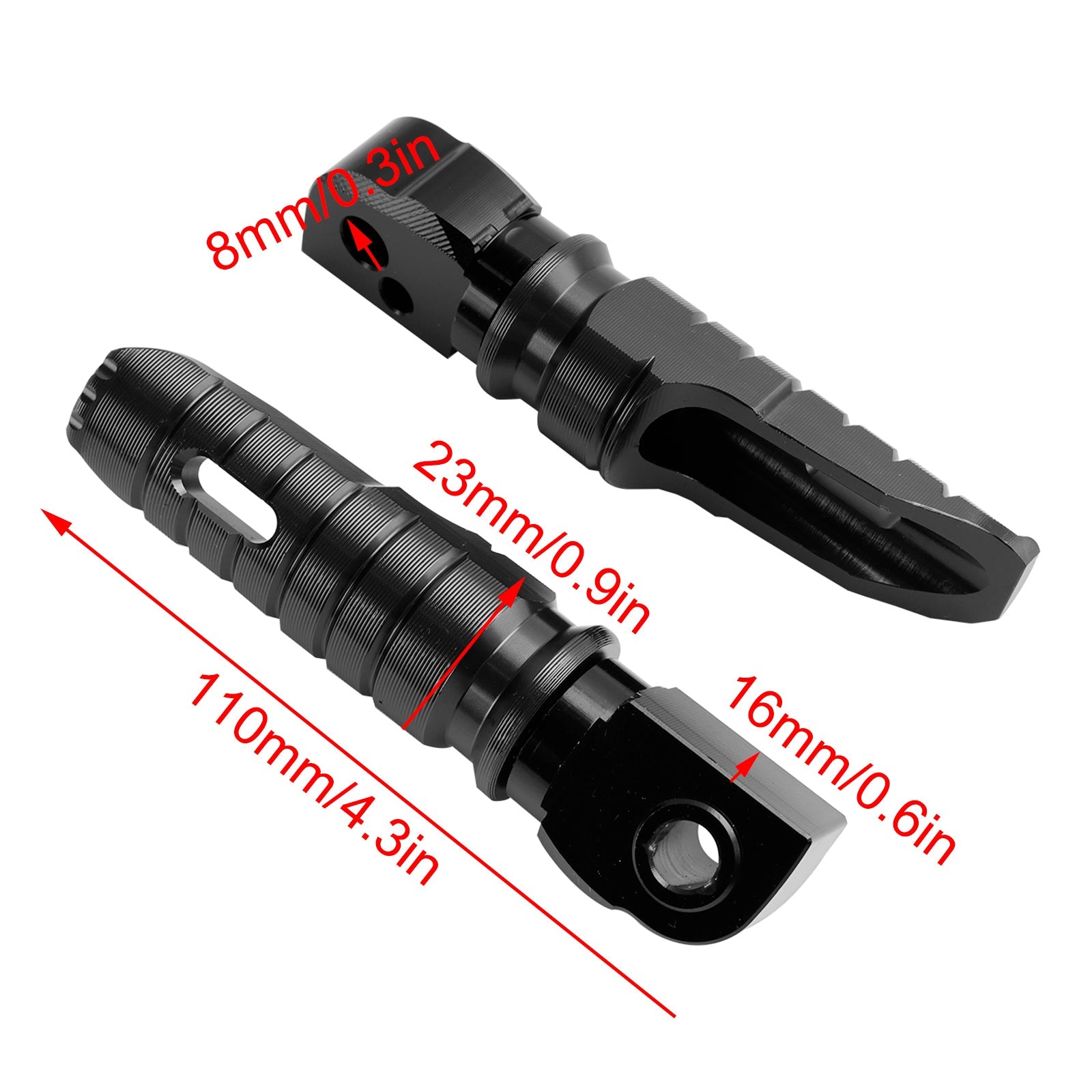 Rear Footrests Foot Peg fit for BMW G310GS G310R 2017-2024 G310RR 2023-2024