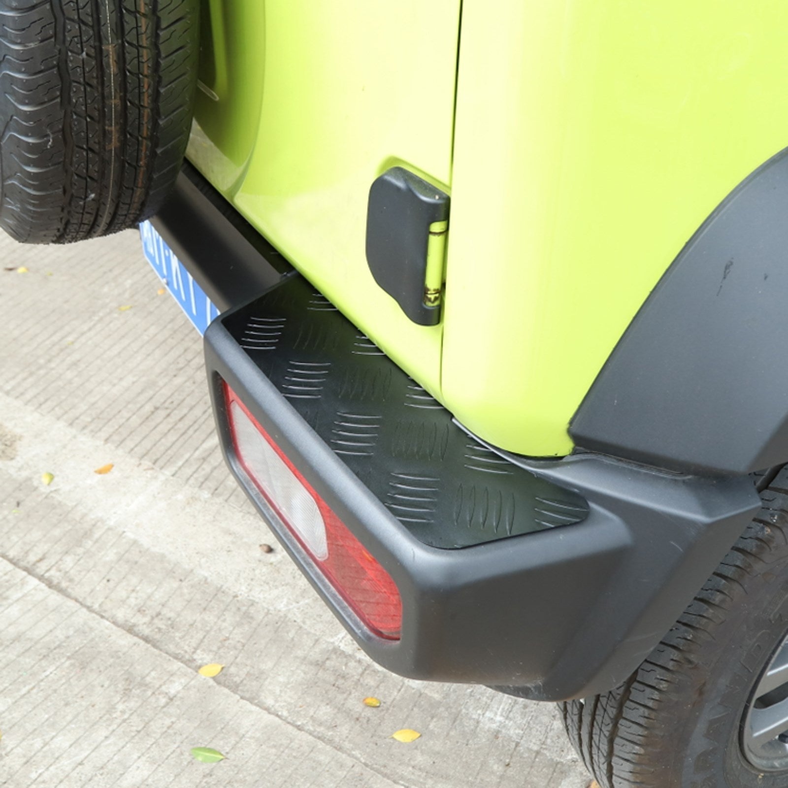 2019 -2023 Suzuki Jimny Black Alloy Rear Bumper Protector Guard Panel Trim Generic