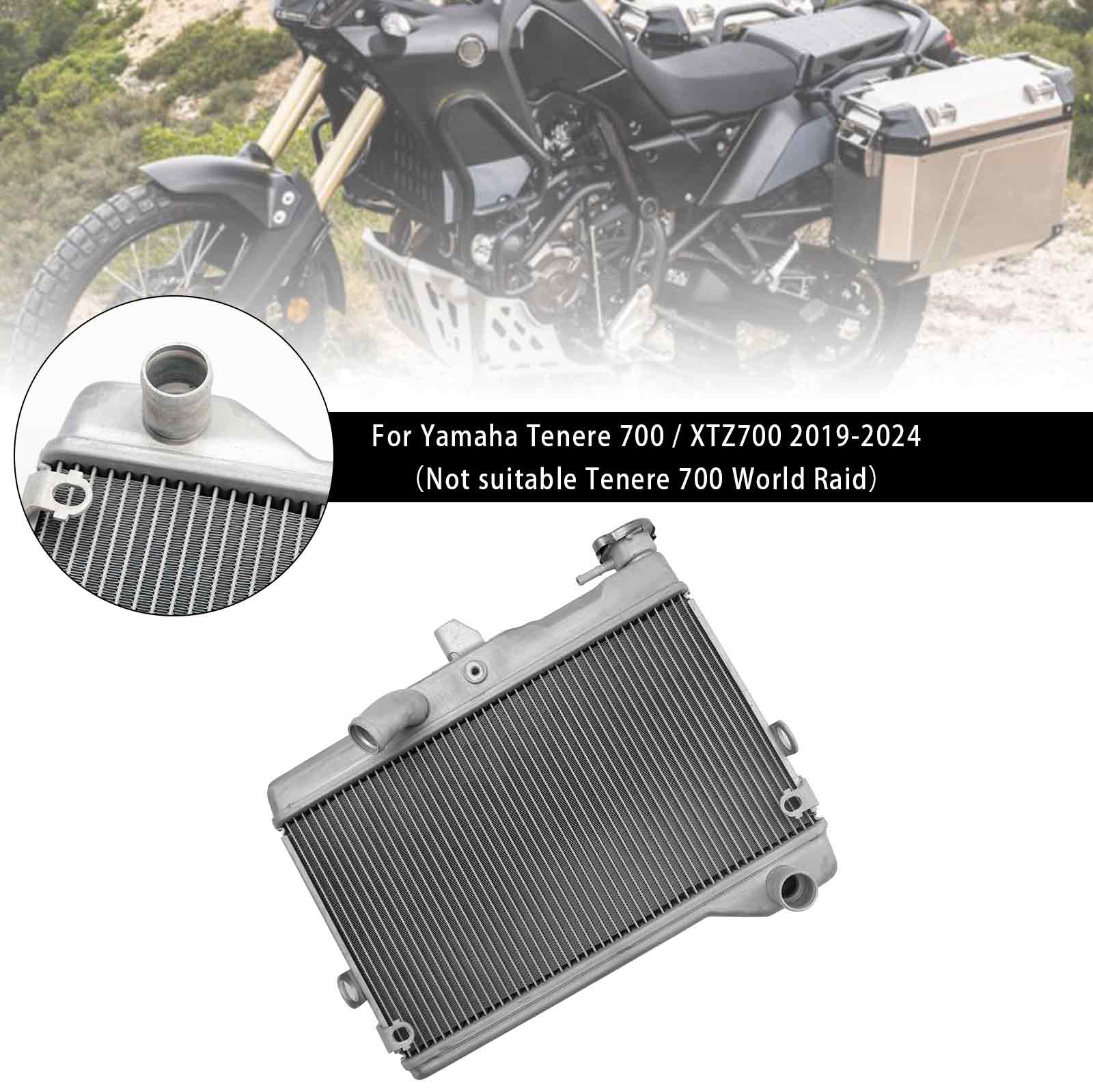 2019-2024 Yamaha Tenere 700 XTZ700 Radiator Cooling Engine Cooler