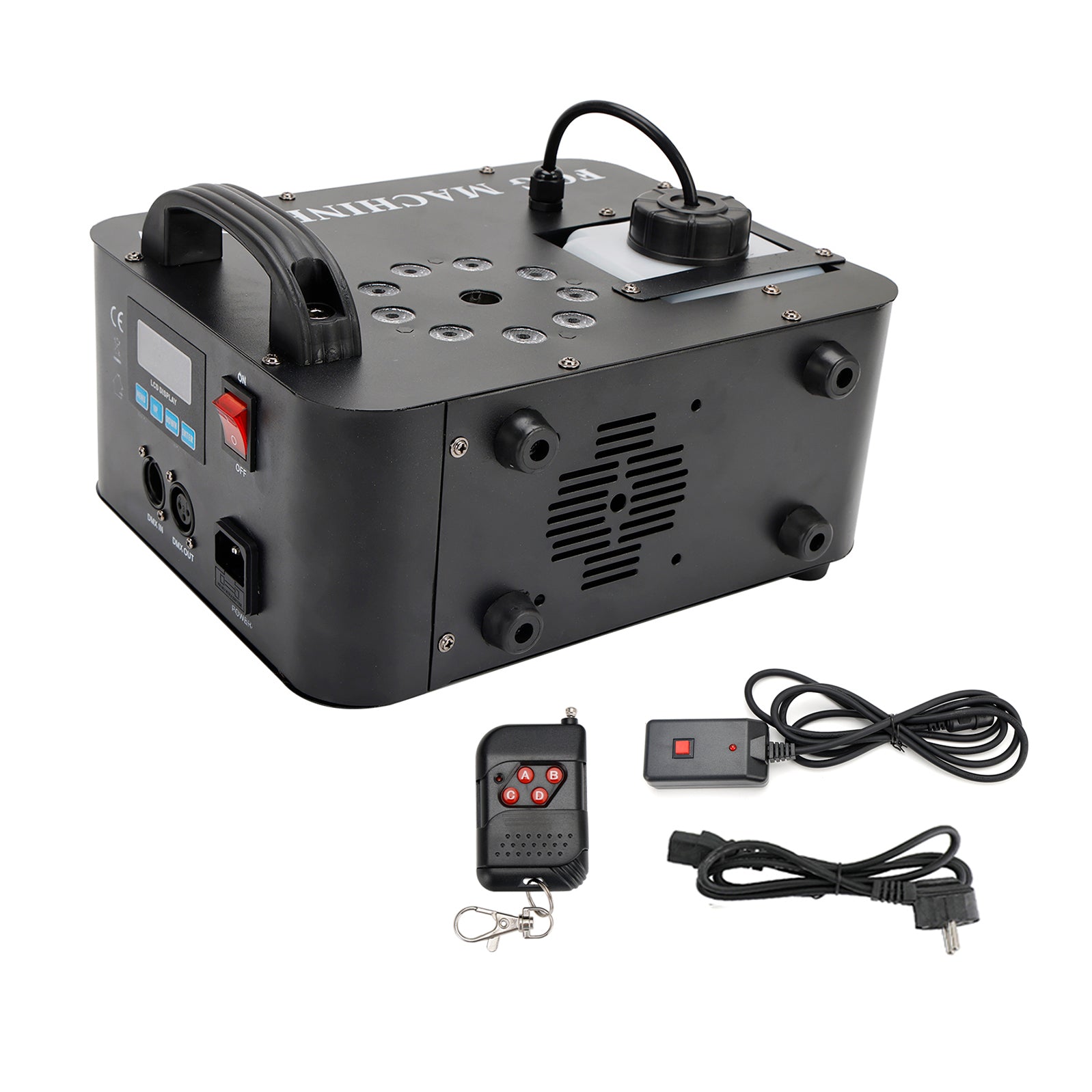 900W RGB LED Light Smoke Fog Machine Stage Fogger DJ Spray Smoke Effect