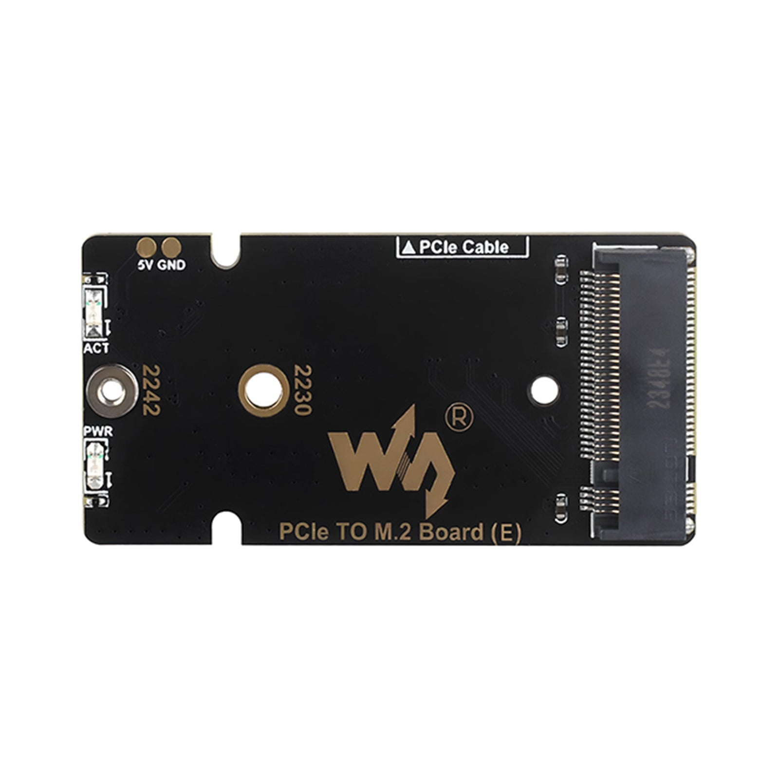 Raspberry Pi 5 PCIe to M.2 Adapter 5/5B Expansion Board Nvme Hard Disk Protocol