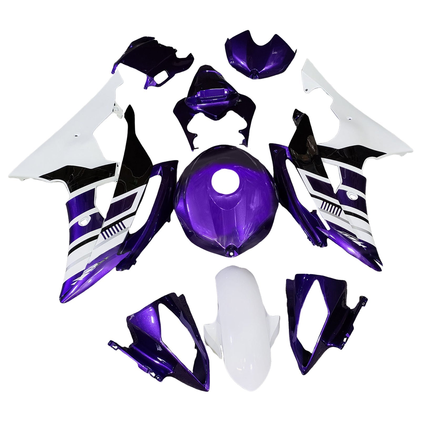 Injection Fairing Kit Bodywork Plastic ABS For Yamaha YZFR6 YZF-R6 2008-2016