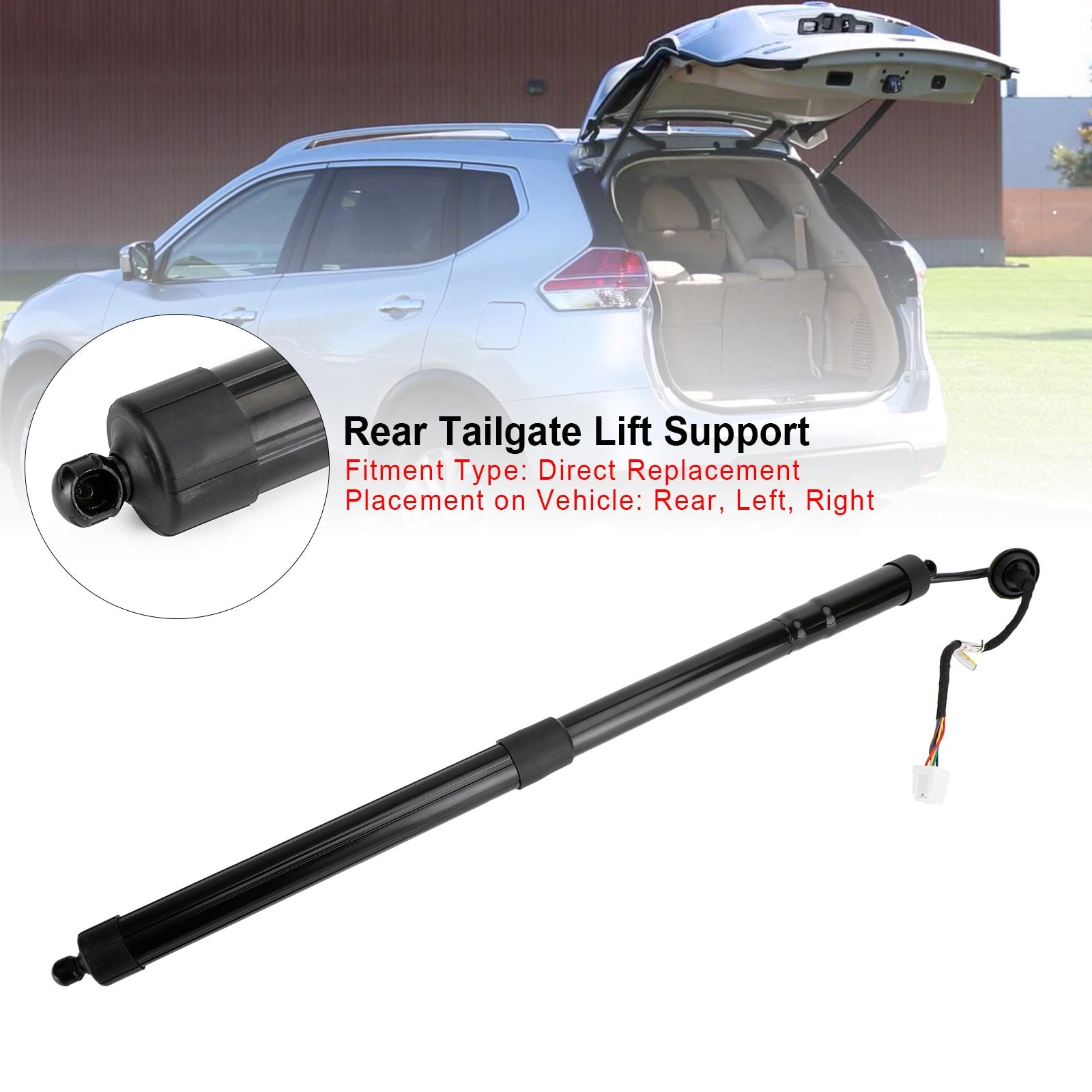 2017-2019 Nissan Rogue SL Hybrid Sport Utility 4-Door 2.0L Rear Tailgate Power Hatch Lift Support W/ Opener 90561-4BA4A