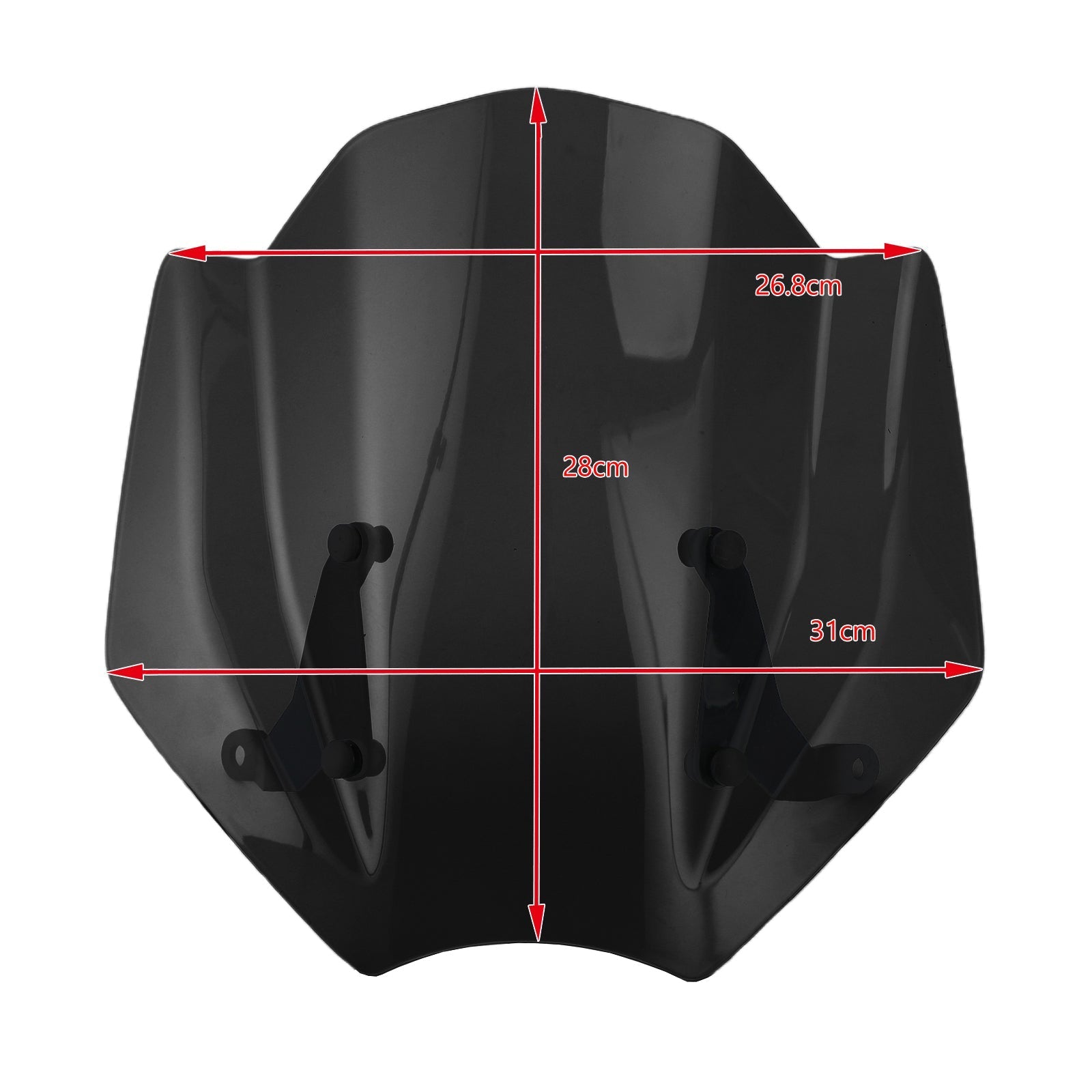 2021 Triumph Trident 660 New ABS Motorcycle Windshield WindScreen Generic