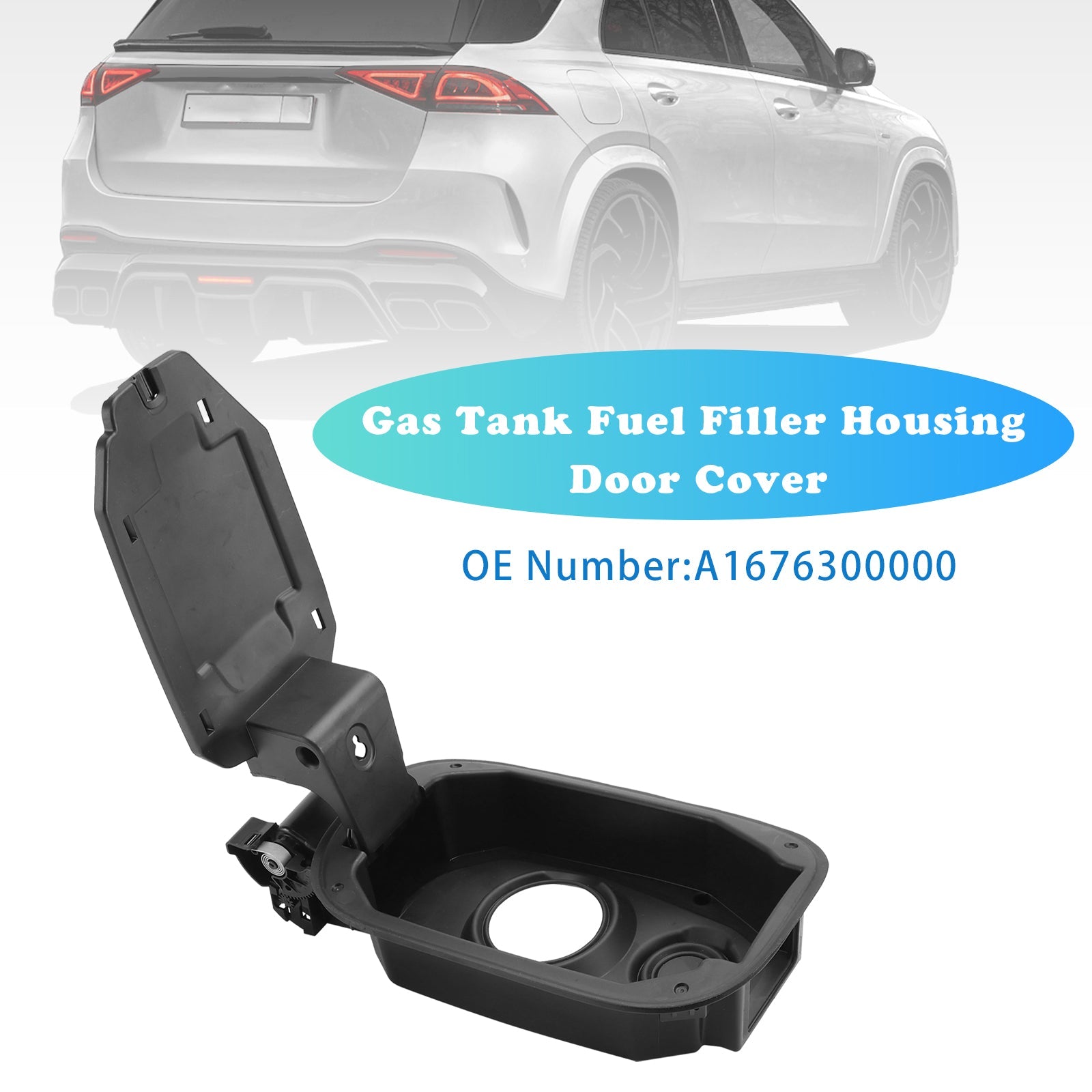 2019-2025 For Mercedes GLE W167 Gas Tank Fuel Filler Housing Door Cover A1676300000