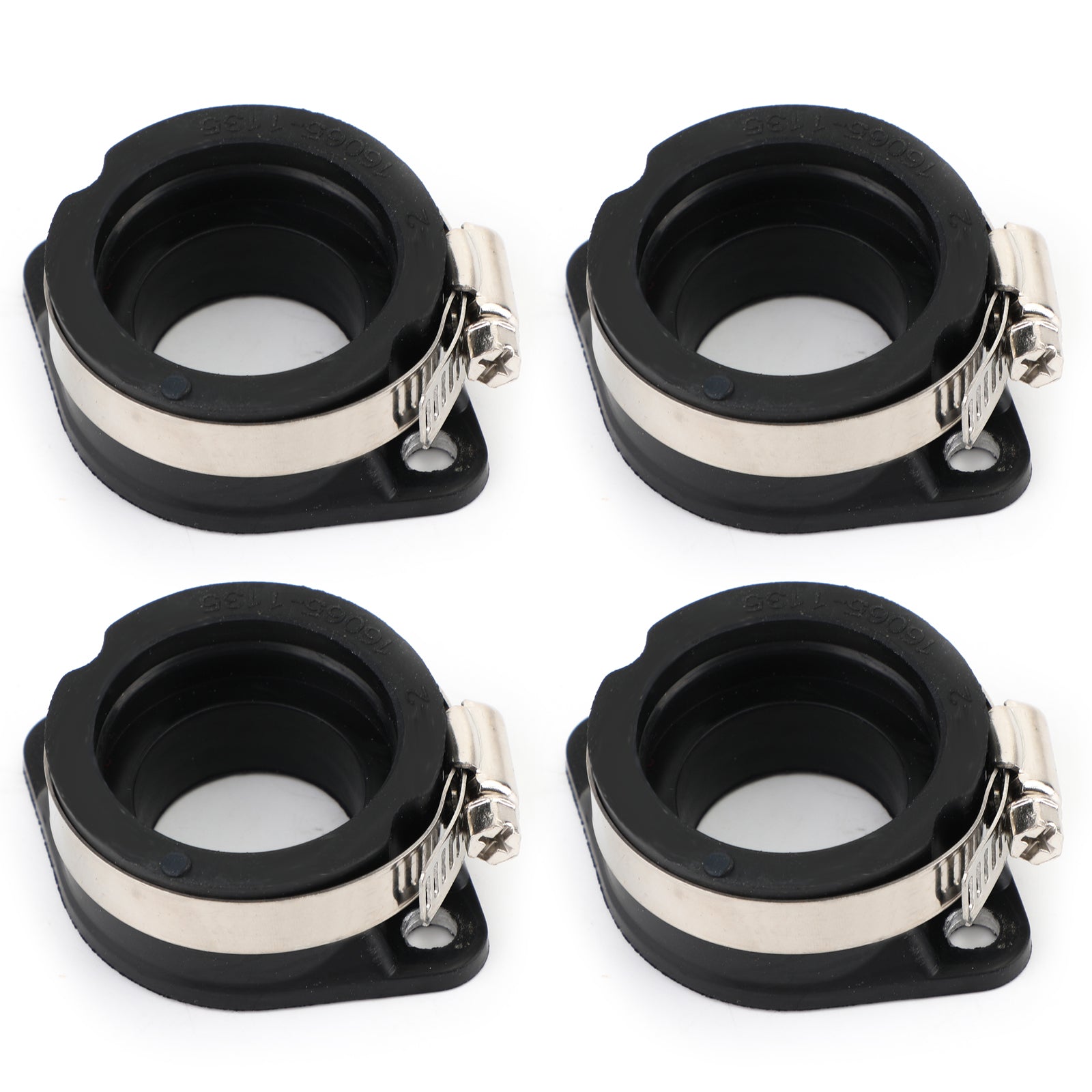 4 Intake Manifold Boots kit Fit for Kawasaki KZ1000 KZ1100 1981-1982 16065-1135 Generic