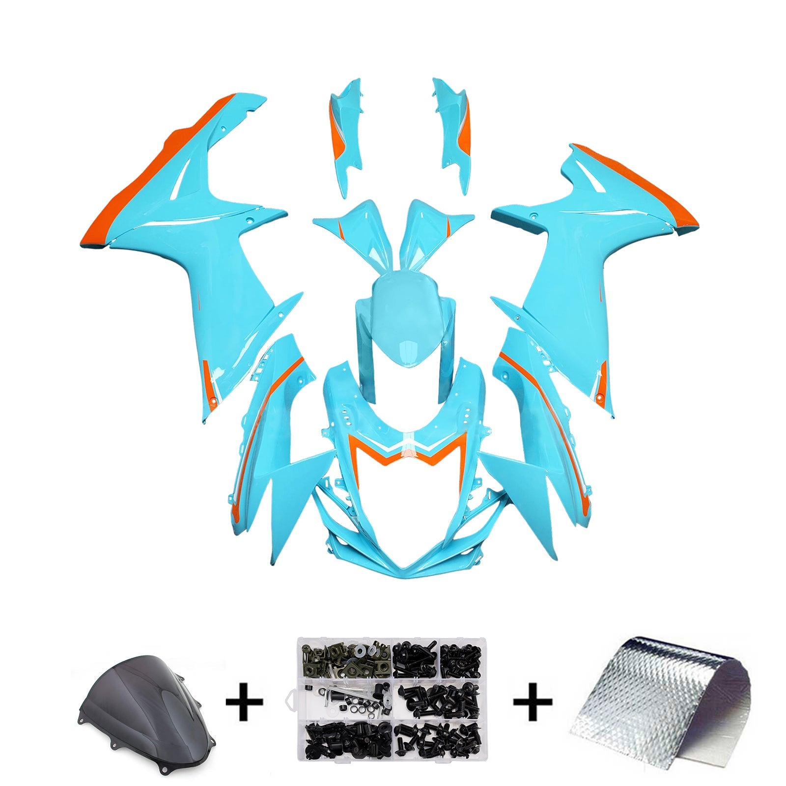 Injection Fairing Kit Bodywork Plastic ABS For Suzuki GSXR 600/750 2011-2025 K11