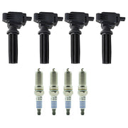 2017 Ford Edge SEL Plus Sport Utility Fusion MKZ 4-Door 4X Ignition Coils+Spark Plugs UF670