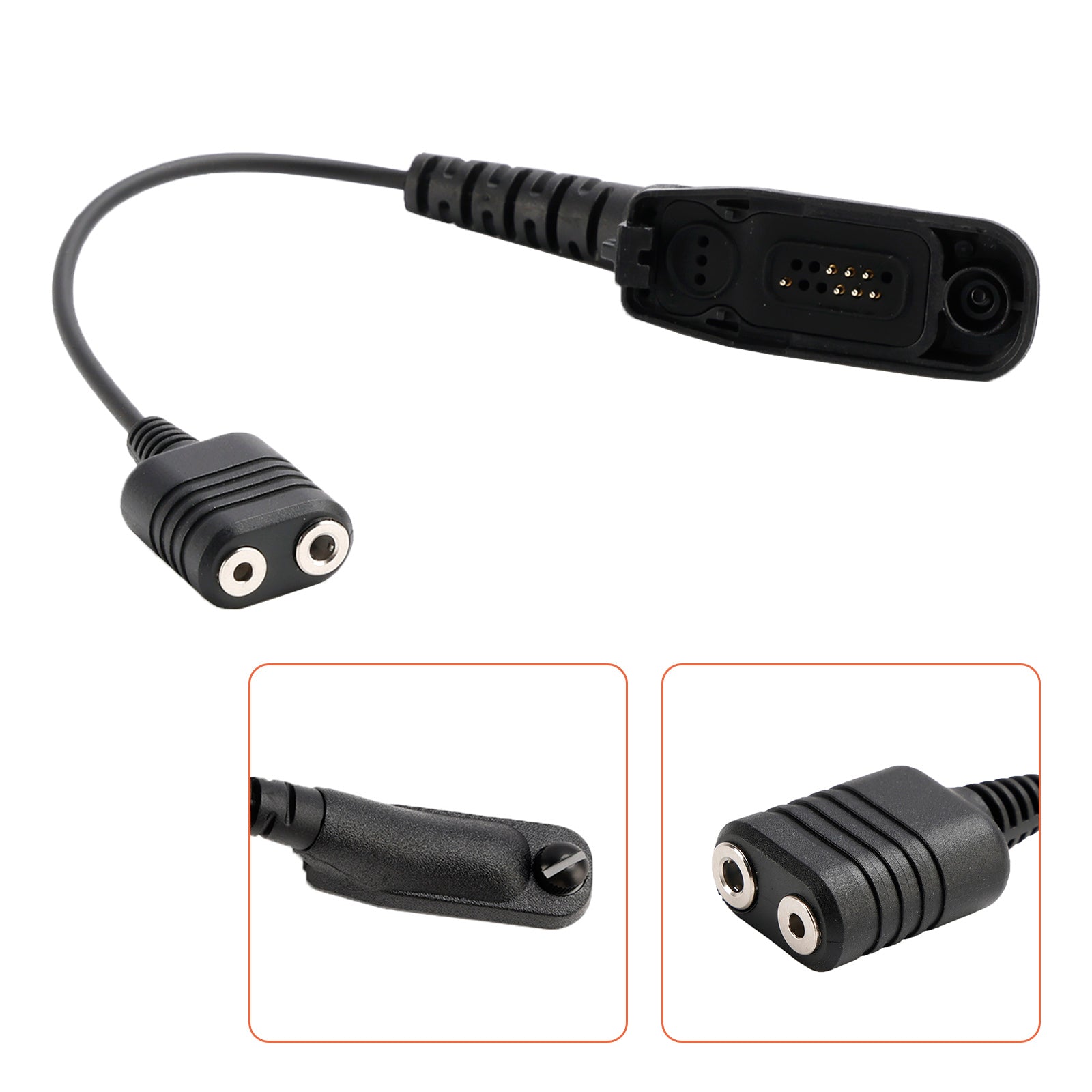 K Interface Headset Port Converter Cable for XPR6380 XiR P8208 DP3401 DGP6150