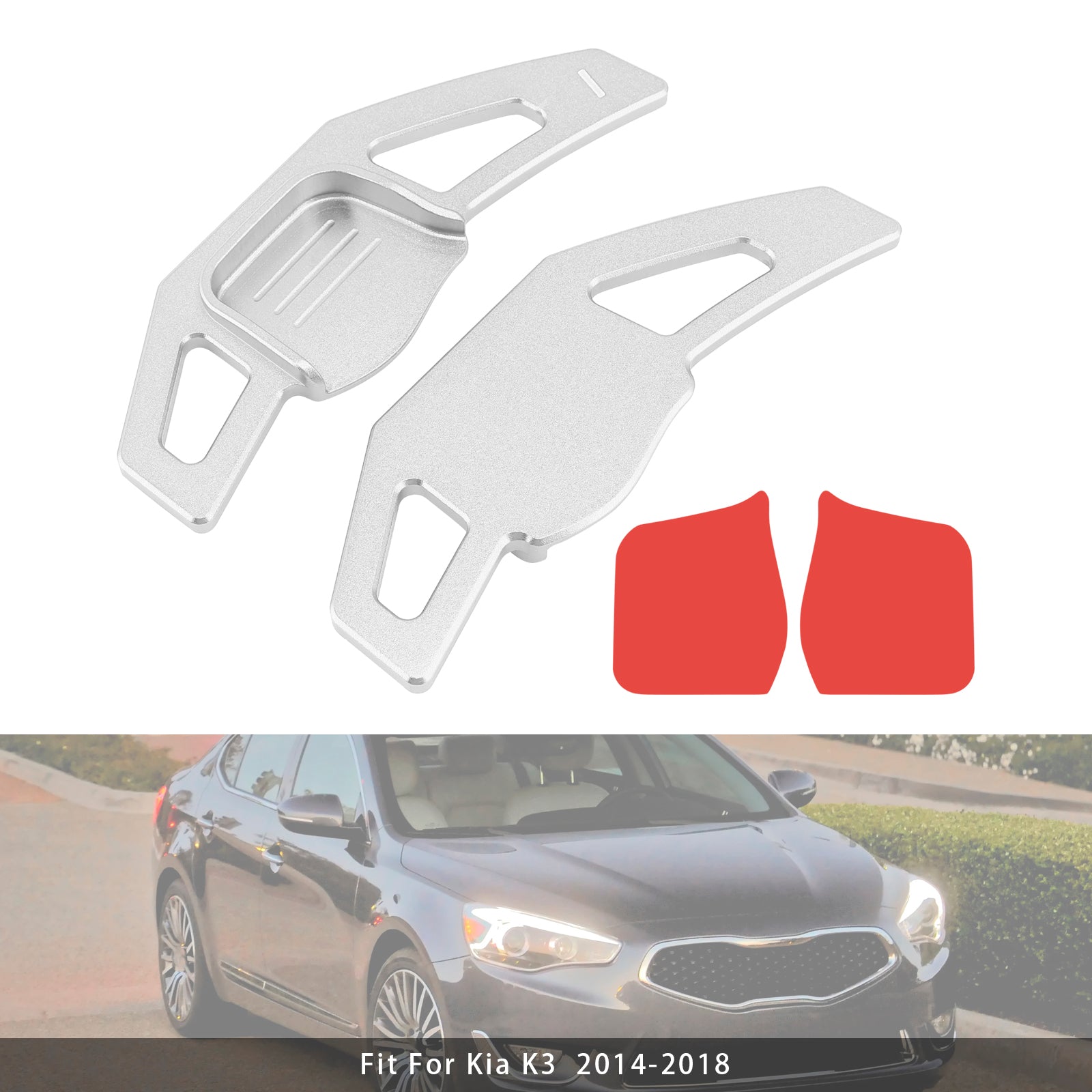 Steering Wheel Paddle Shifter Extension For Kia Forte Cadenza Aluminium