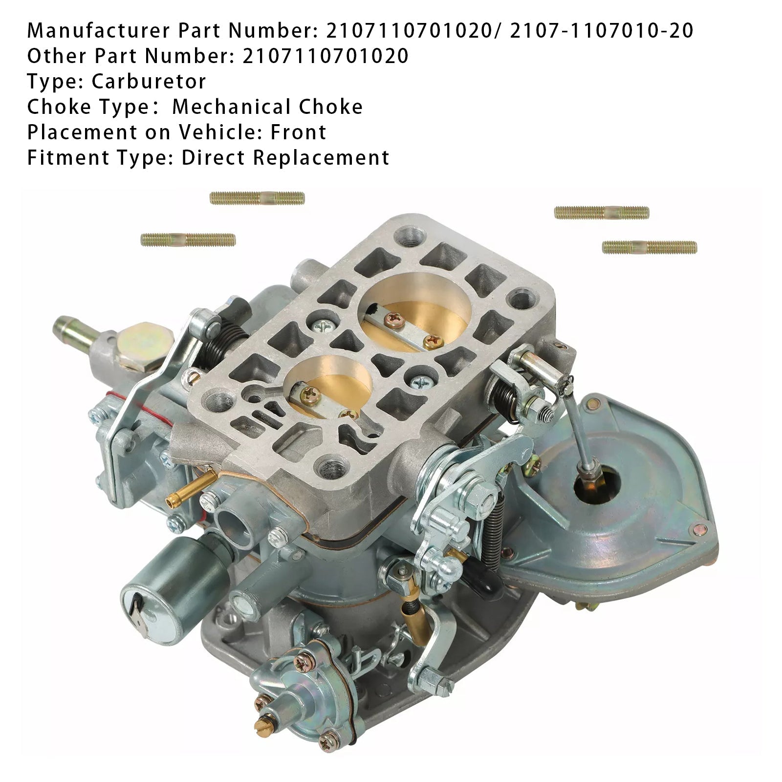 Lada 2101 2102 2103 2104 2105 2106 2107 Niva 1600 Carburetor 2107-1107010-20