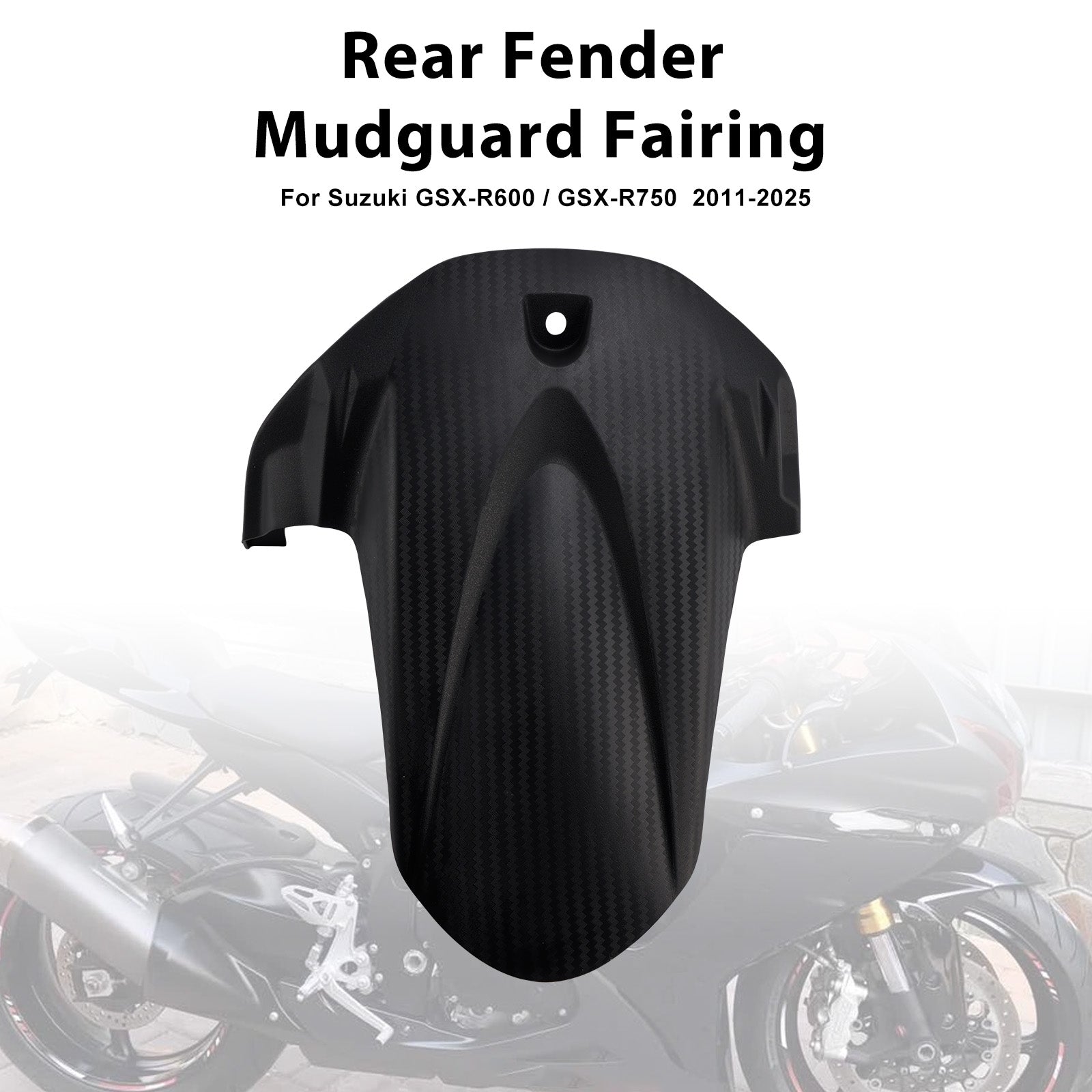 Rear Fender Mudguard Fairing For 2011-2025 Suzuki GSX-R750