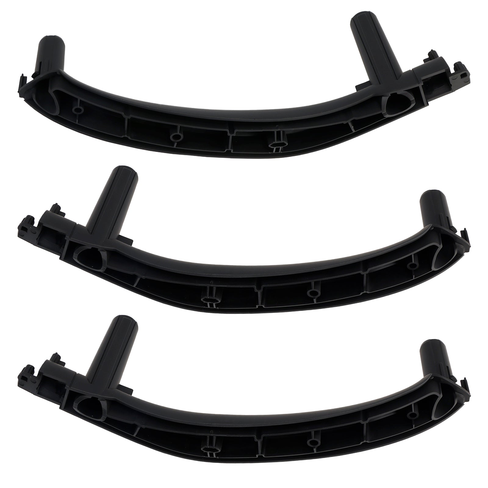 LHD 3PC Interior Door Handle Pull Cover For BMW X5 F15 X6 F16 2014-2018