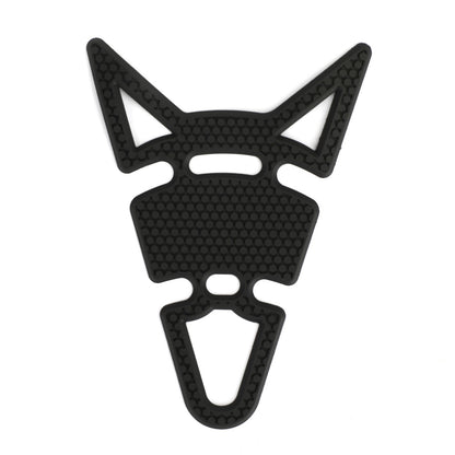 3D Rubber Motorcycle Tank Pad Protector Motorbike Spine Sticker "Cat ears" Look