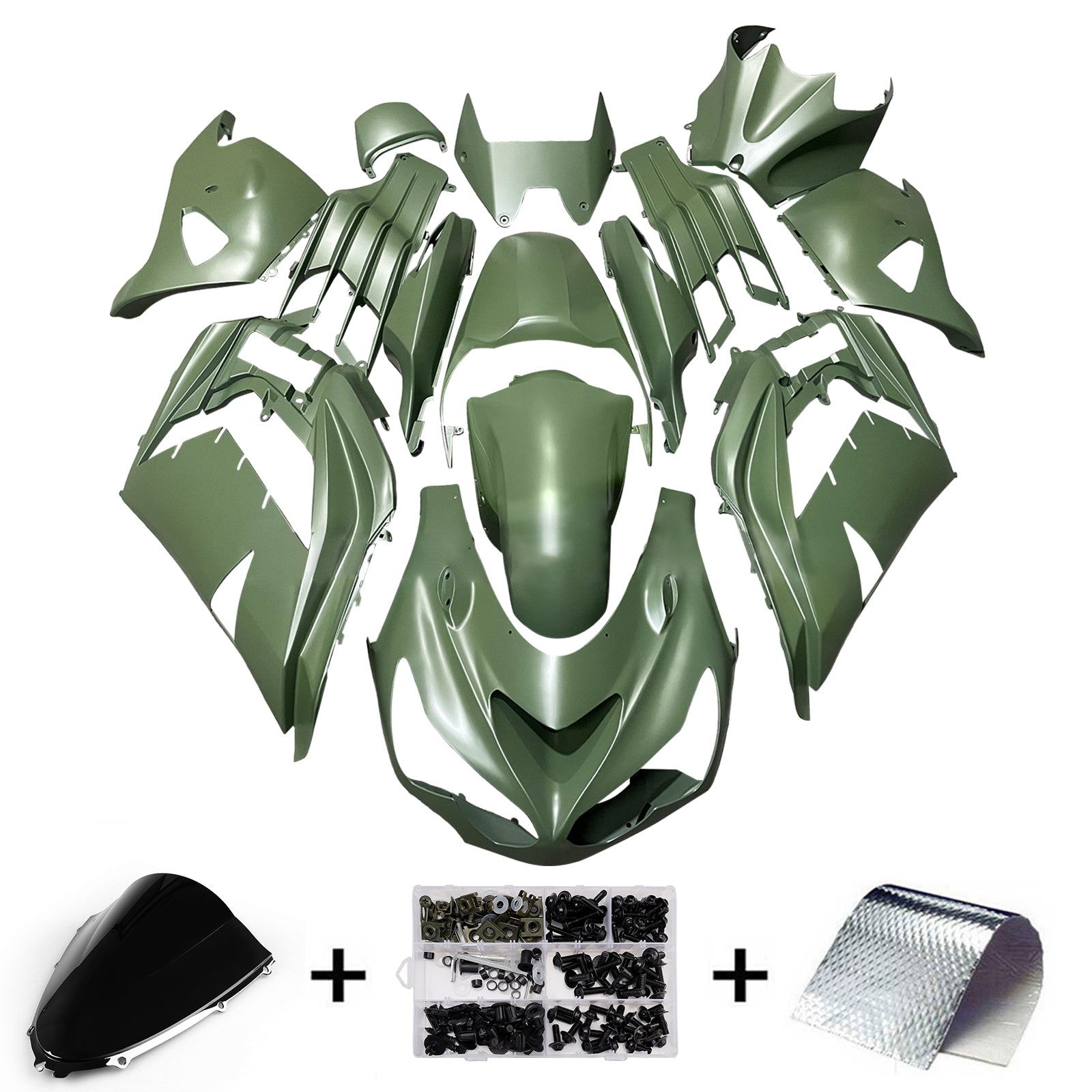 Injection Fairing Kit Bodywork fit For Kawasaki ZX14R ZZR1400 2012-2026