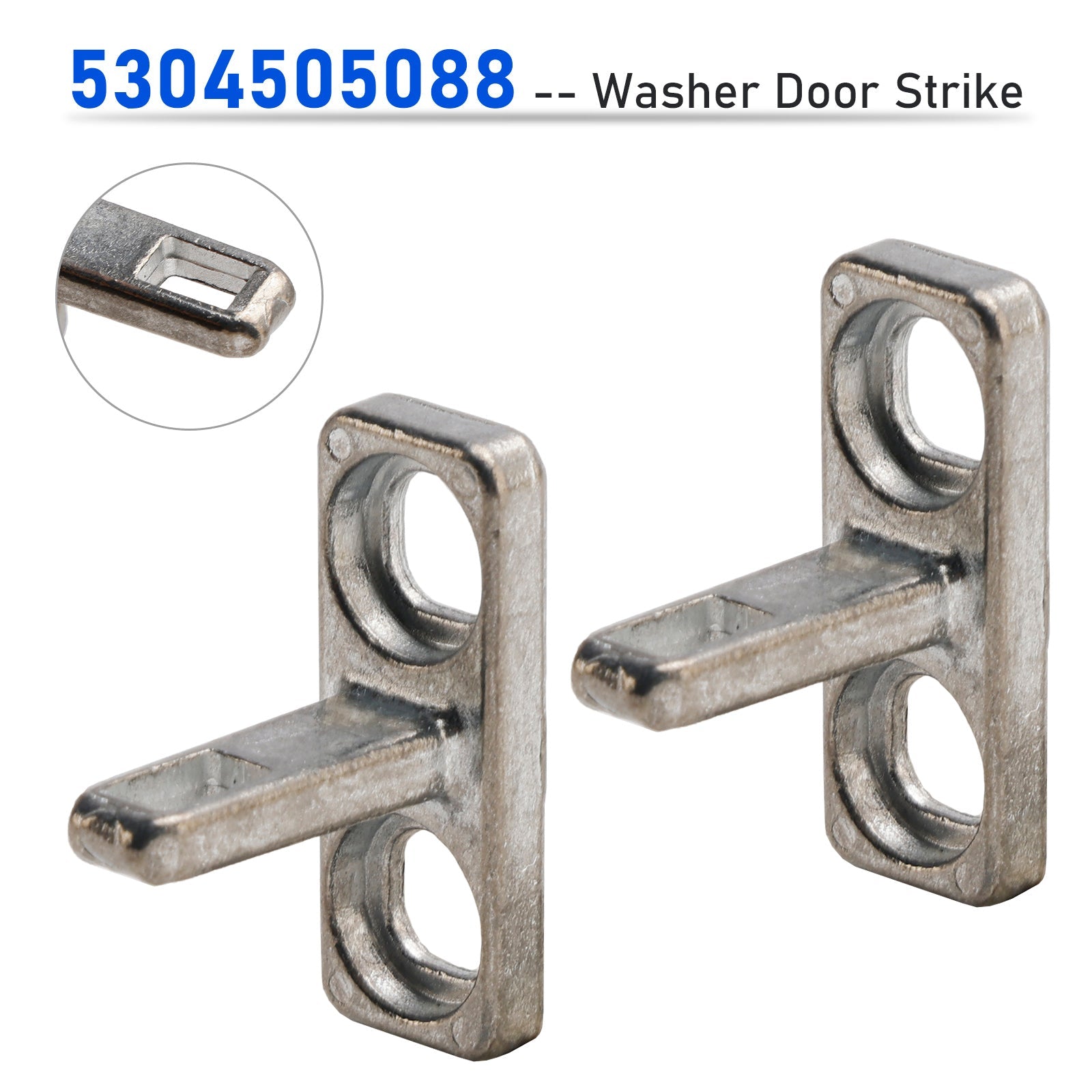 2 Pack 5304505088 Washer Door Strike for Frigidaire Electrolux Washer Door Latch