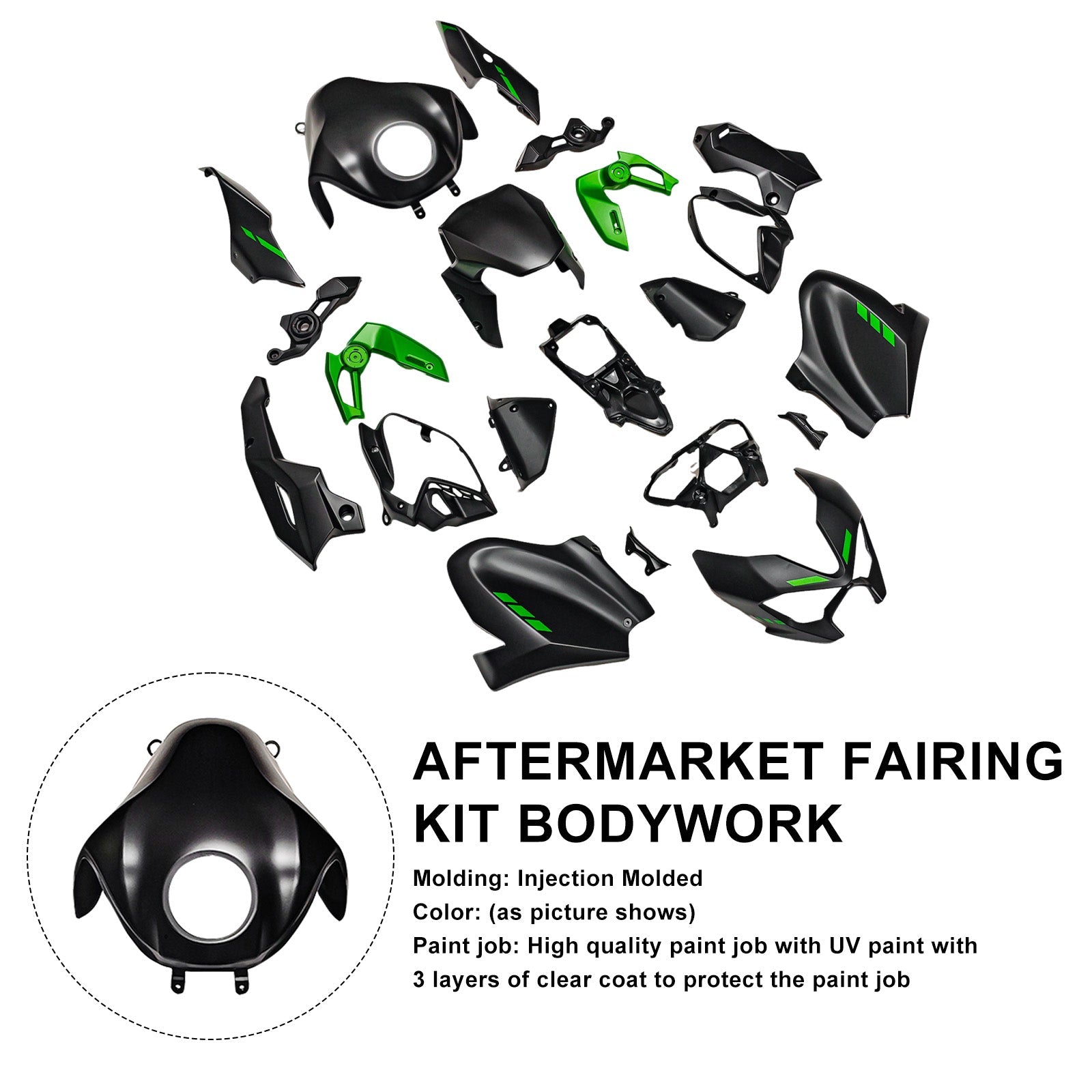 Injection Bodywork Fairing Kit for Kawasaki Z900 2025-2026
