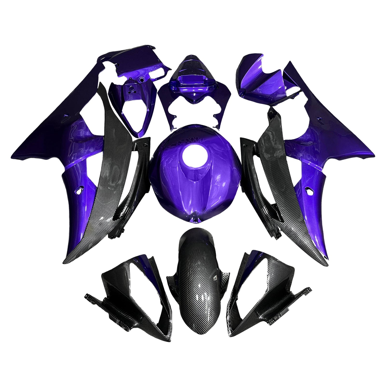 Injection Fairing Kit Bodywork Plastic ABS For Yamaha YZFR6 YZF-R6 2008-2016