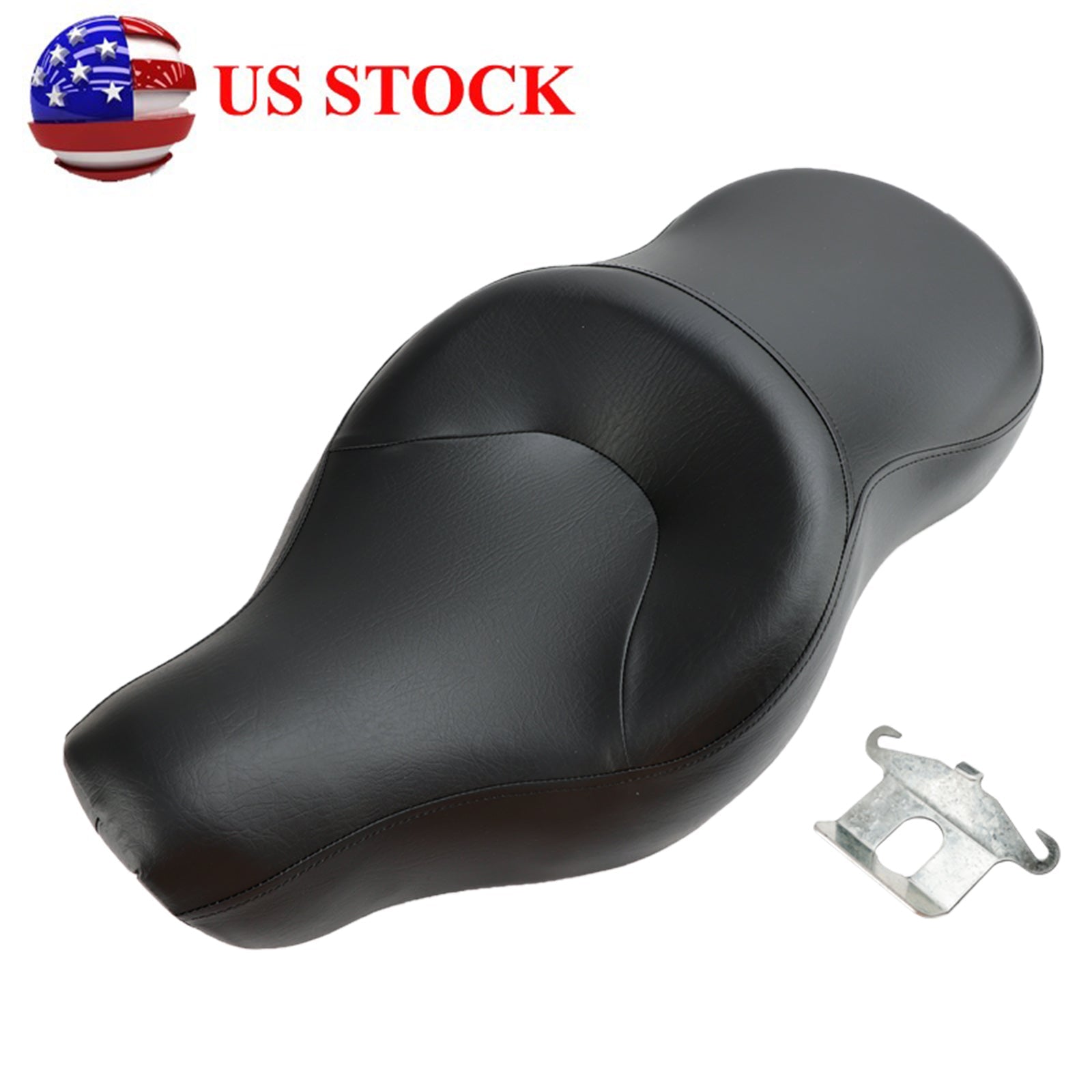 2014 - 2018 Davidson Superlow - XL 1200T 2-up Black Seat Driver&Passenger For Leather
