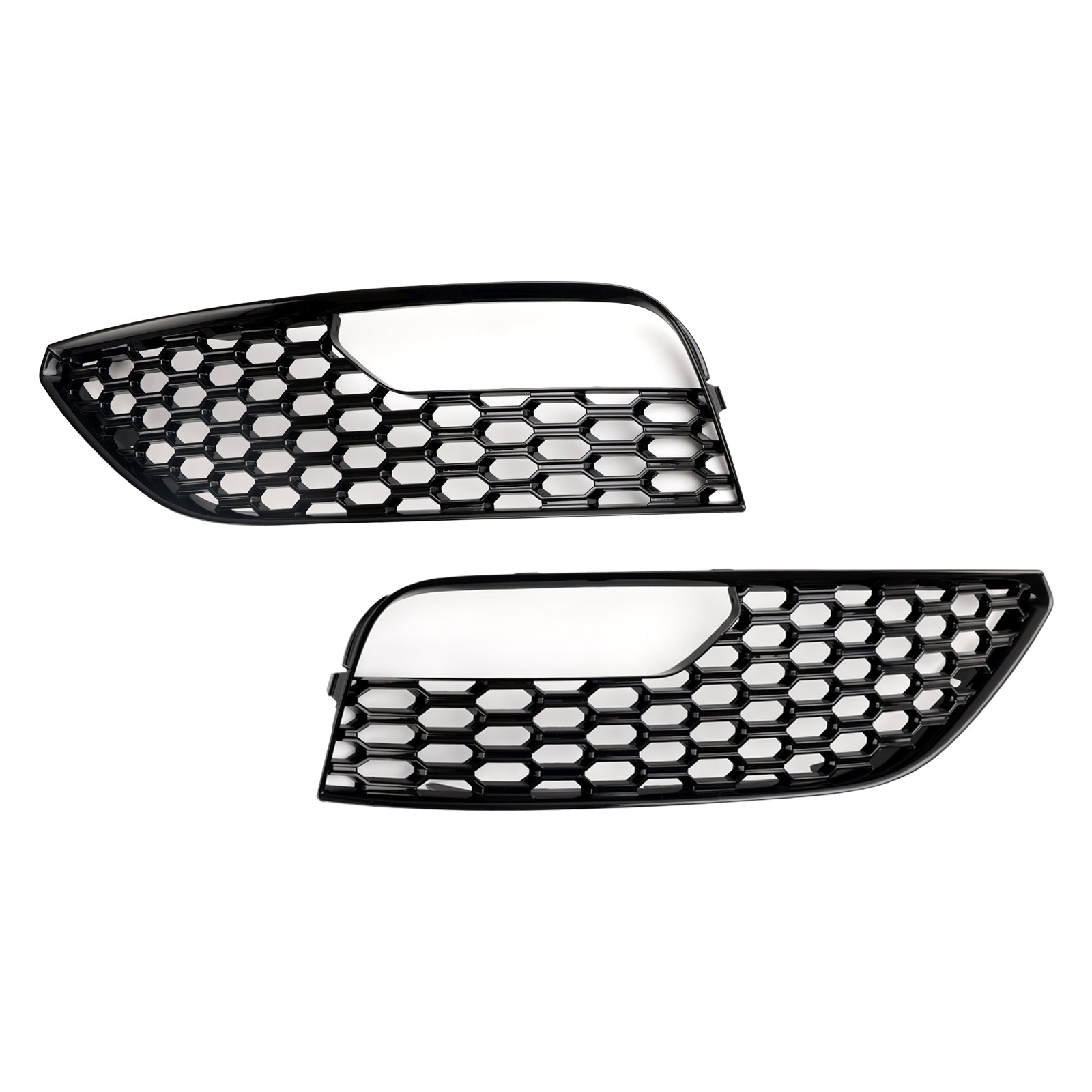 2012 2013 2014 2015 2016 Audi A3 S3 Mesh Front Bumper Fog Light Surround Cover Grille 2PCS