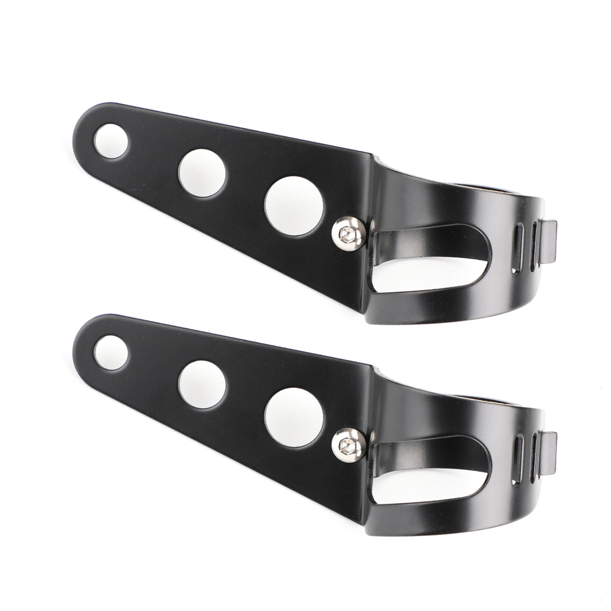 43mm-50mm Fork Black Headlight Mount Bracket Motorcycle Head Lamp Holder Adapter
