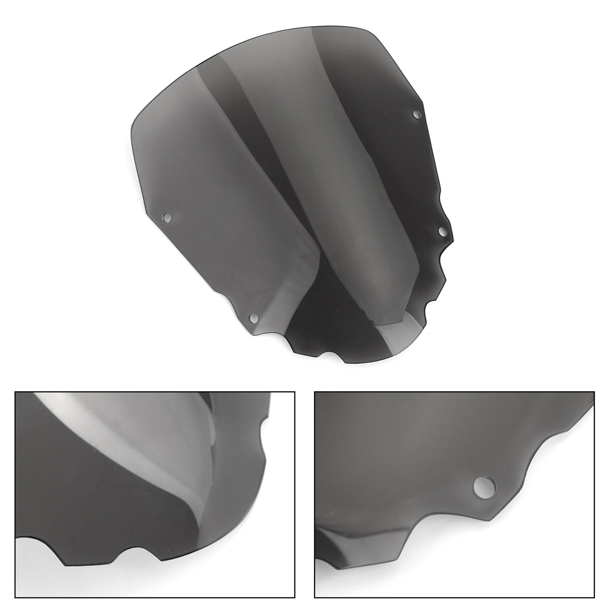 1x Short 4mm Motorcycle Windscreen