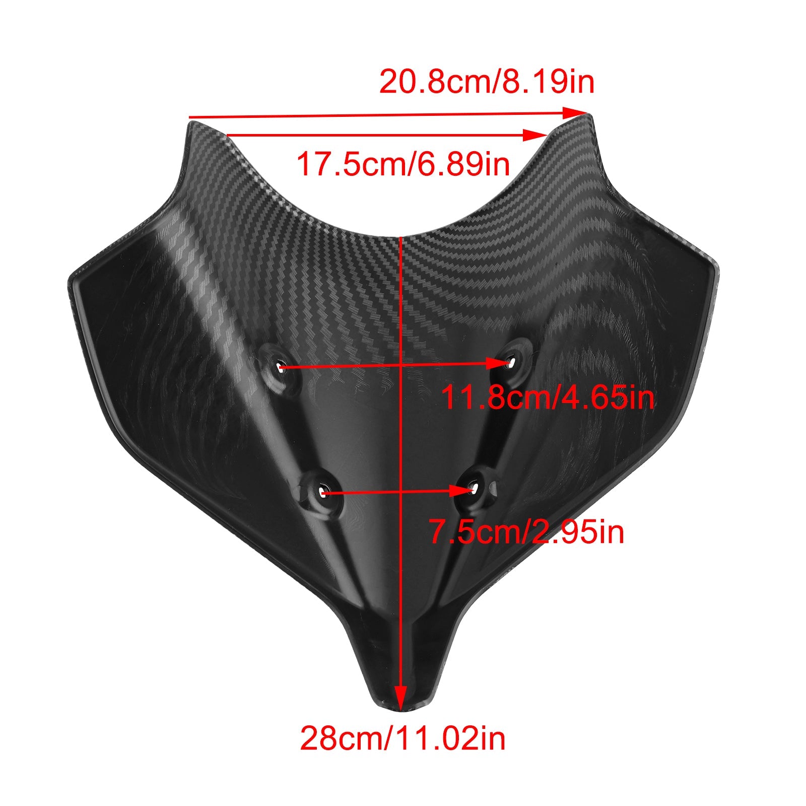 2022-2024 YAMAHA MT-10 / MT-10 SP ABS Motorcycle Windshield WindScreen