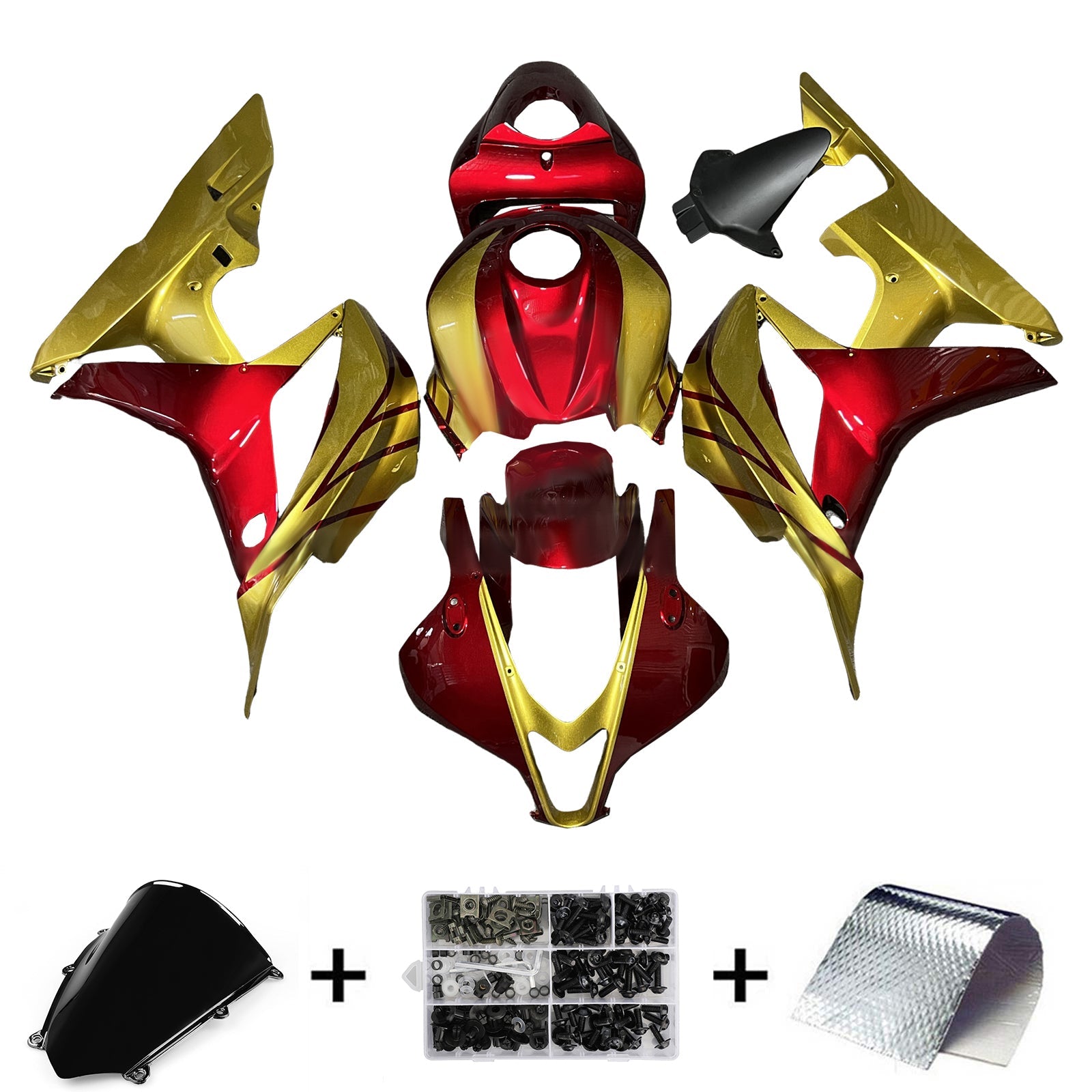 Injection Fairing Kit Bodywork Plastic ABS For Honda CBR600RR 2007-2008 F5
