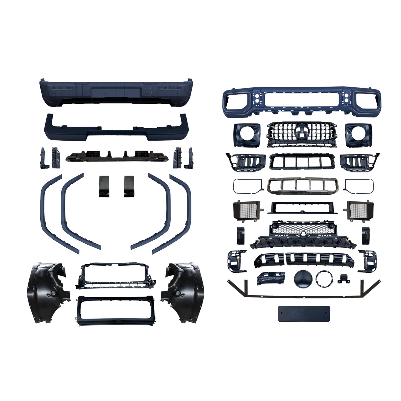 2019-2023 Fit Mercedes Benz W464 Upgrade W465 G63 AMG Style Body Kit Bumper