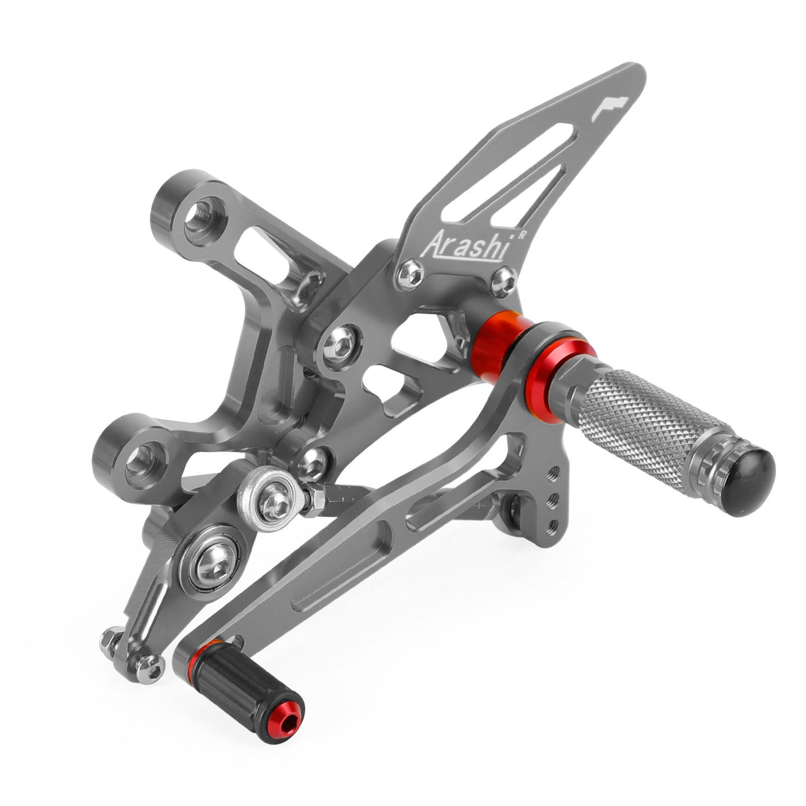 2021-2023 Kawasaki ZX-10R ZX10 ZX1000 CNC Aluminum Rearsets Footpegs Gray