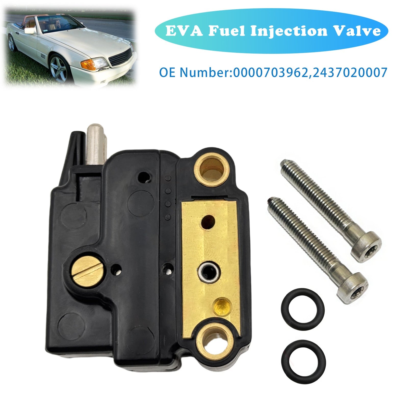 1986-1992 Mercedes-Benz 300E Sedan EHA Fuel Injection Valve 0000703962