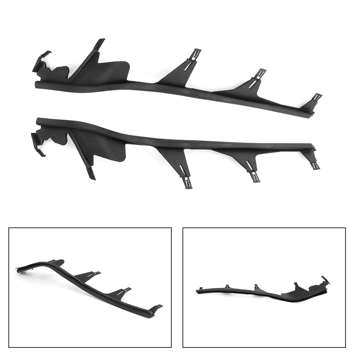 BMW 3 series E46 98-01 Upper Headlight Cover Strip Pair Left Right 63128384487 63128384486 Generic
