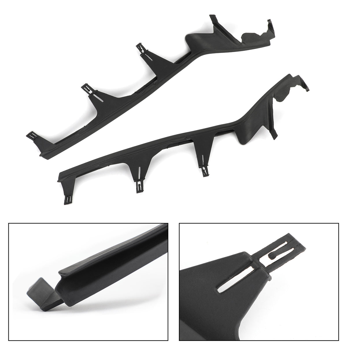 BMW 3 series E46 98-01 Upper Headlight Cover Strip Pair Left Right 63128384487 63128384486 Generic