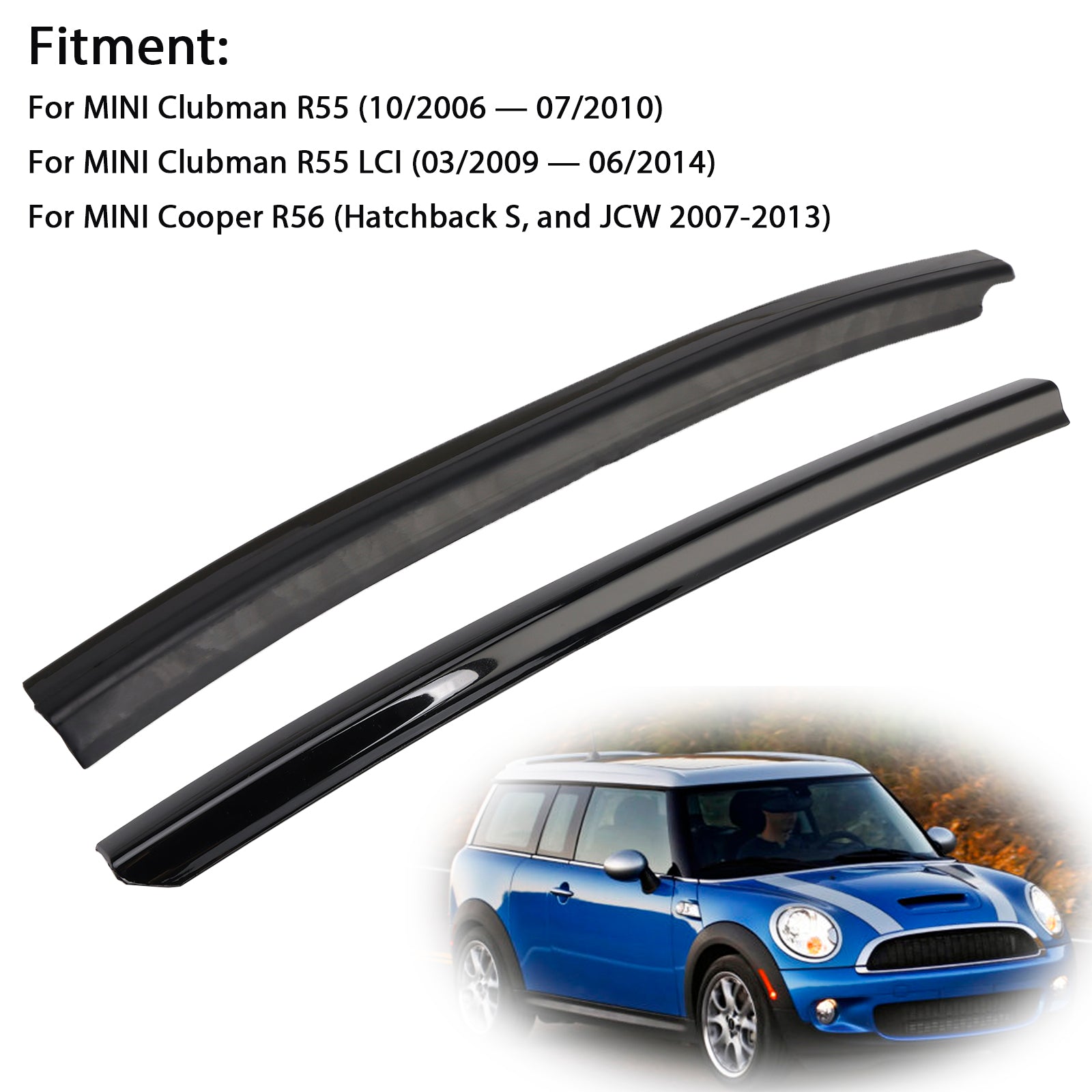 2007-2013 MINI Cooper R56 (Hatchback S, and JCW ) Left&Right Side Door Column Cover Pillar Trim 51137169433 51137146099