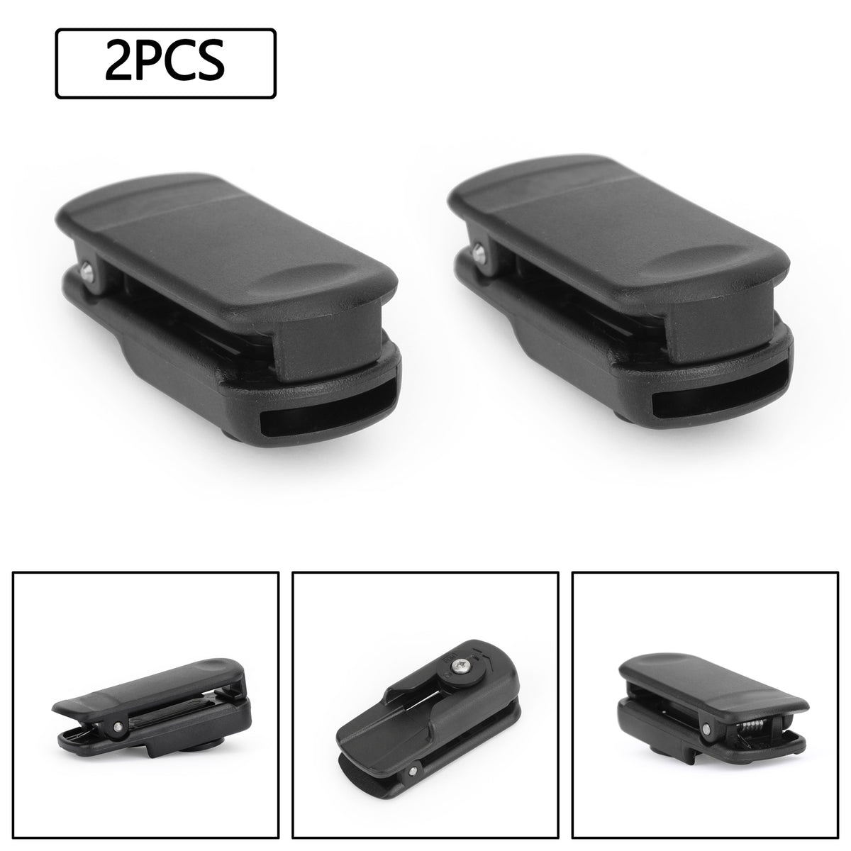 2x Walkie Talkie Back Pocket Clip for Yaesu VX-7R 7RS HX370S 370SAS HX270 HX471S