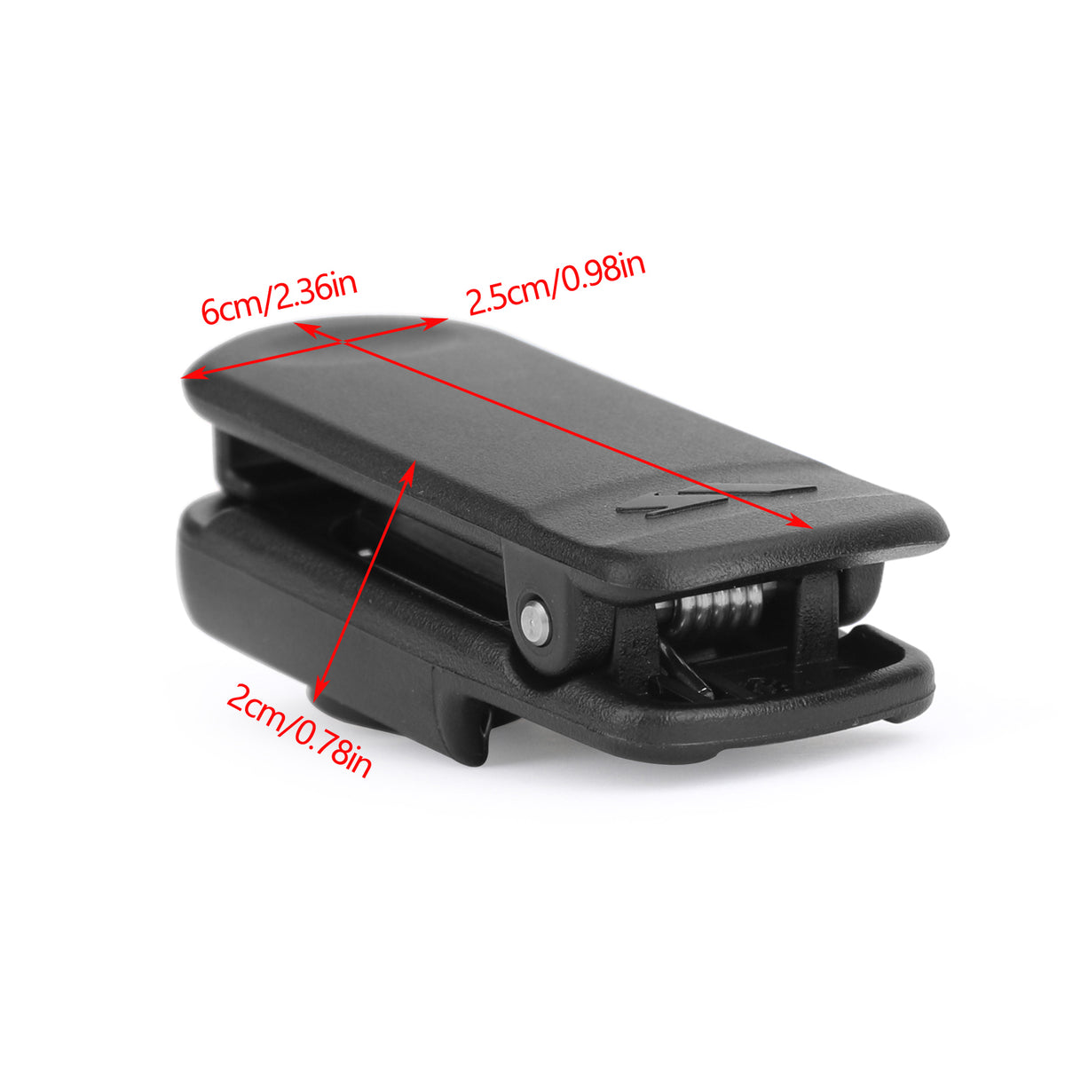 1x Walkie Talkie Back Pocket Clip for Yaesu VX-7R 7RS HX370S 370SAS HX270 HX471S